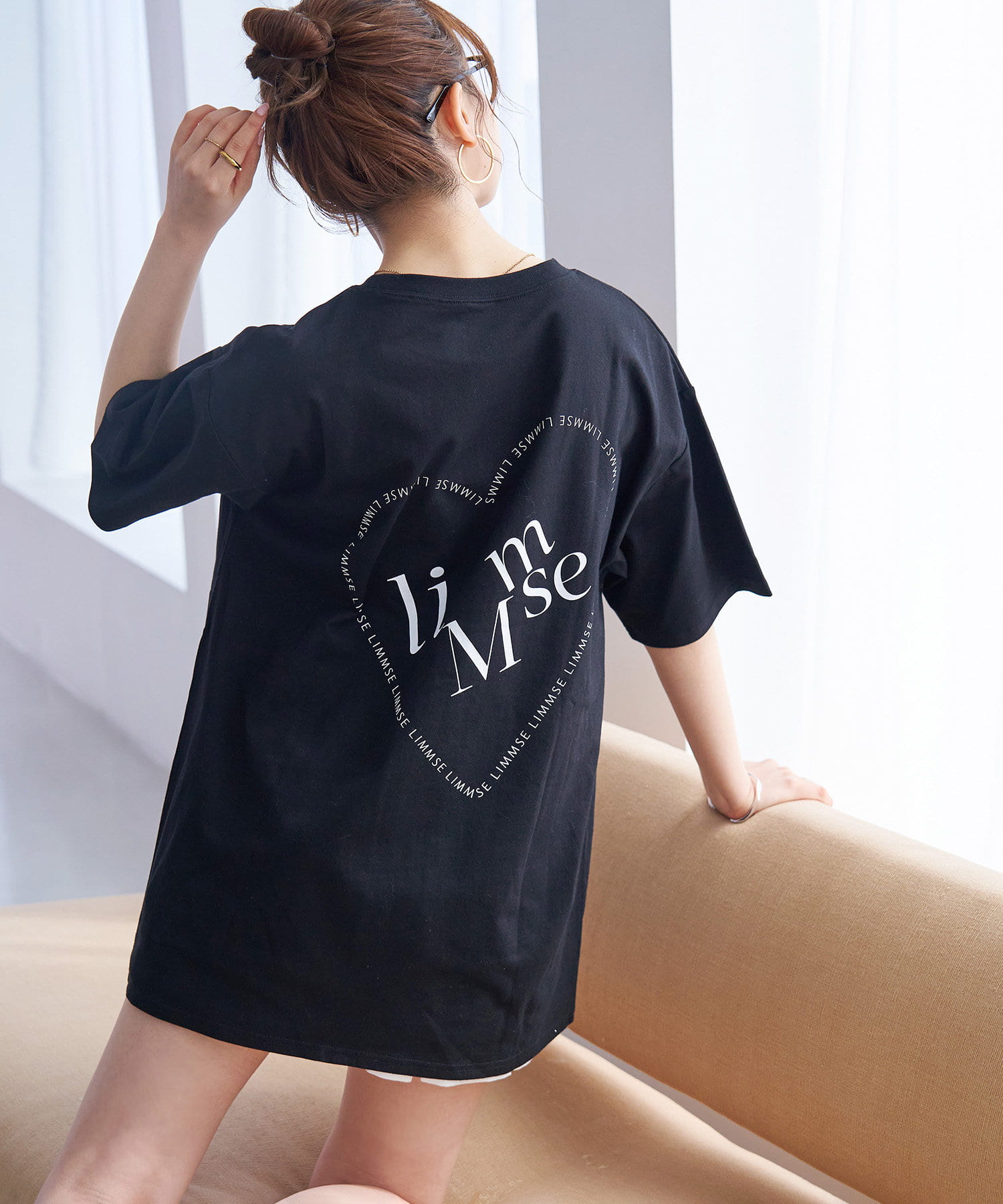 one after another NICE CLAUP(ワンアフターアナザー ナイスクラップ) 【LIMMSE】ロゴTシャツ/手洗い可