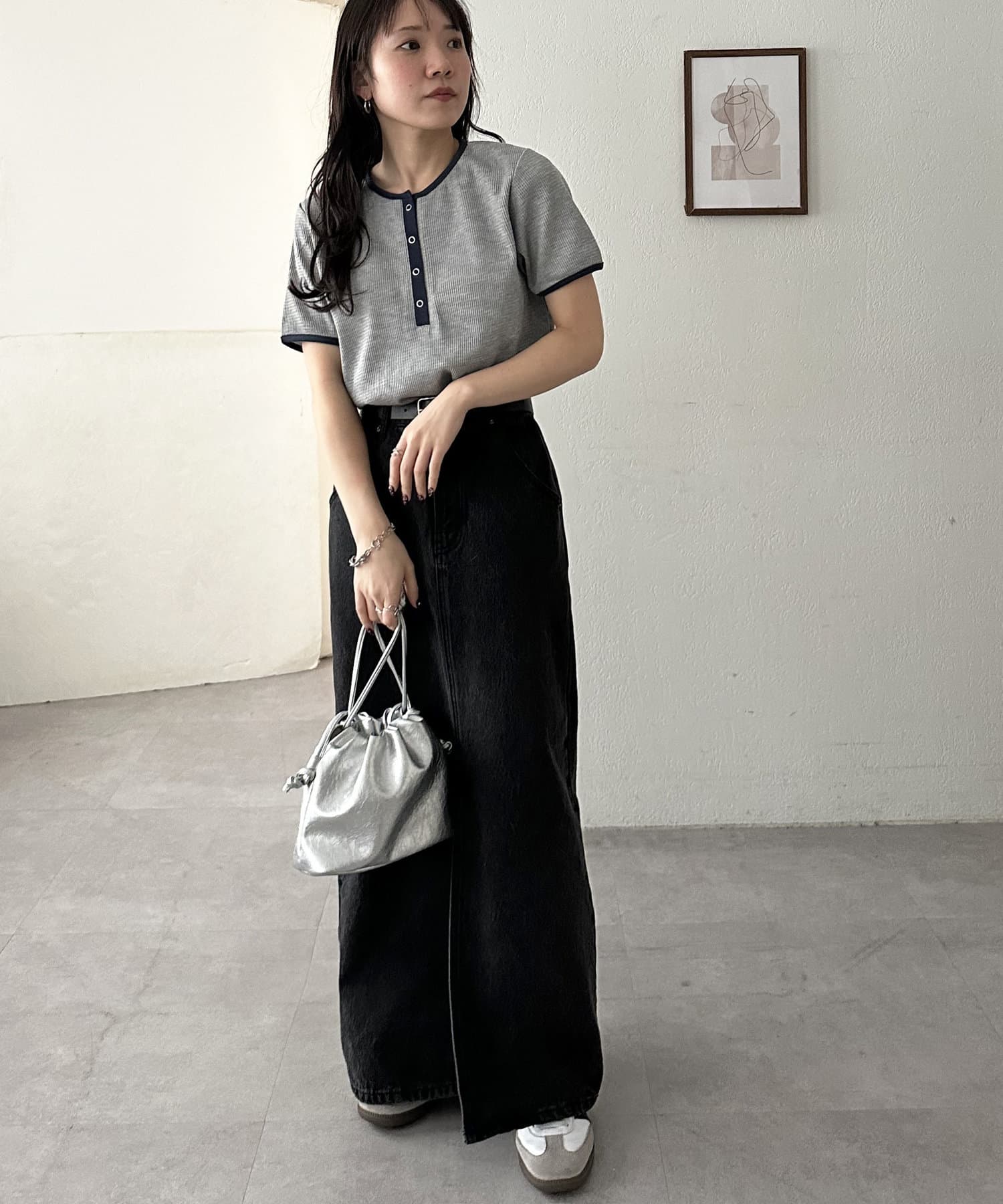 DISCOAT(ディスコート) 【29色展開/多色買い】ワッフルリングドット半袖Tシャツ《WEB限定》