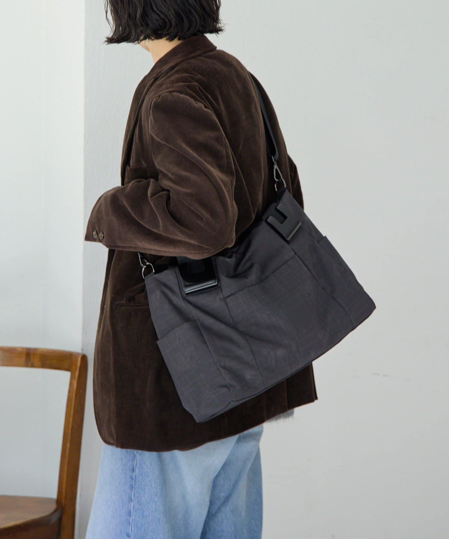 ear PAPILLONNER(イア パピヨネ) 《累計販売5万個突破！/WEB限定カラーあり》 ショルダー付き樹脂パーツトートバッグMサイズ