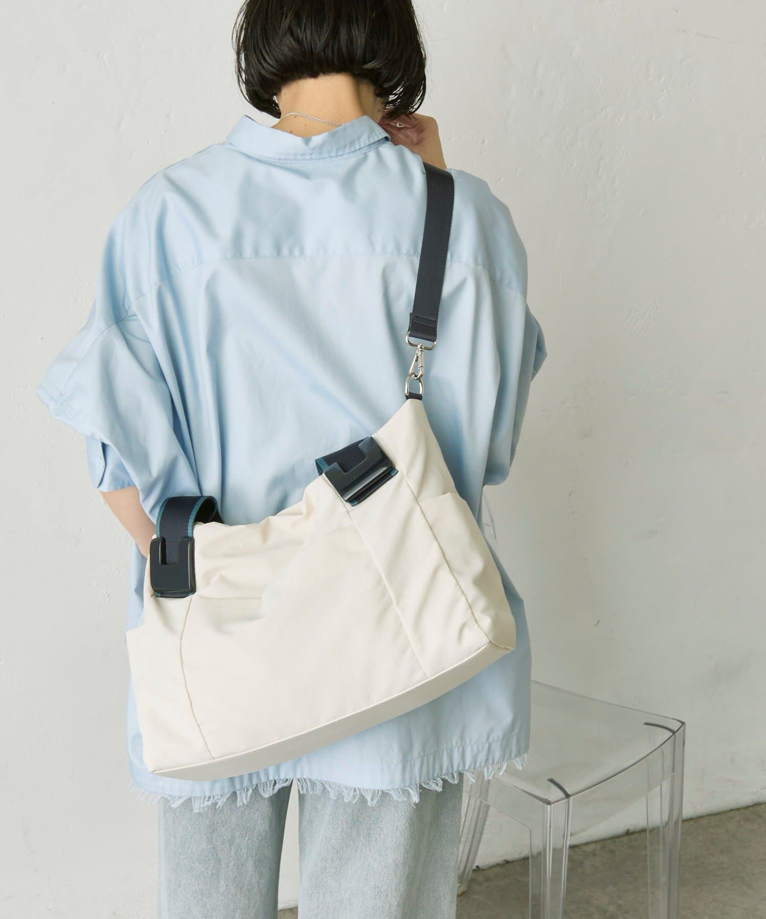 ear PAPILLONNER(イア パピヨネ) 《累計販売5万個突破！/WEB限定カラーあり》 ショルダー付き樹脂パーツトートバッグMサイズ