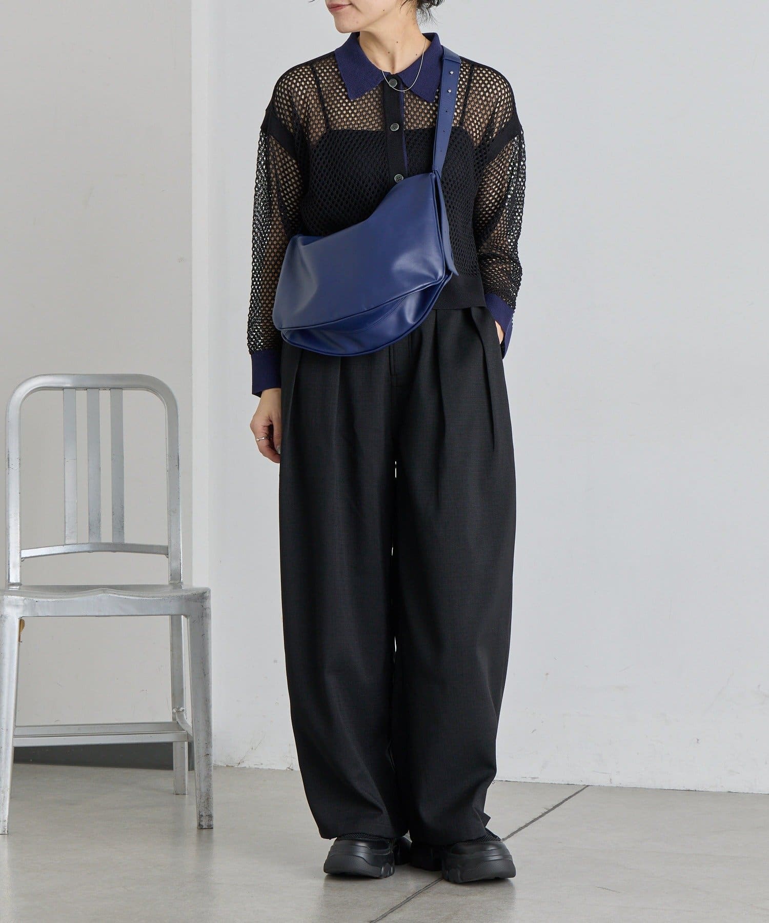 ear PAPILLONNER(イア パピヨネ) スワローマチショルダーバッグ《本革/軽量》