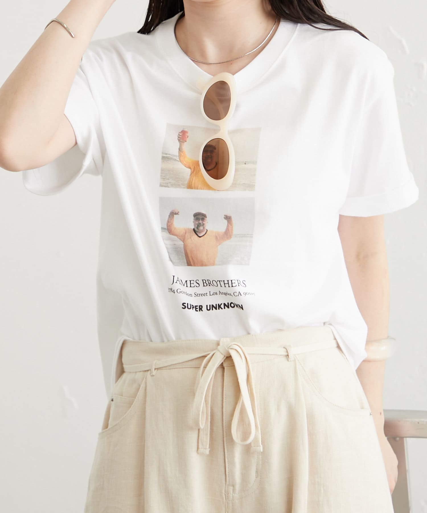 super unknown]PHOTO Tシャツ | mystic(ミスティック)レディース