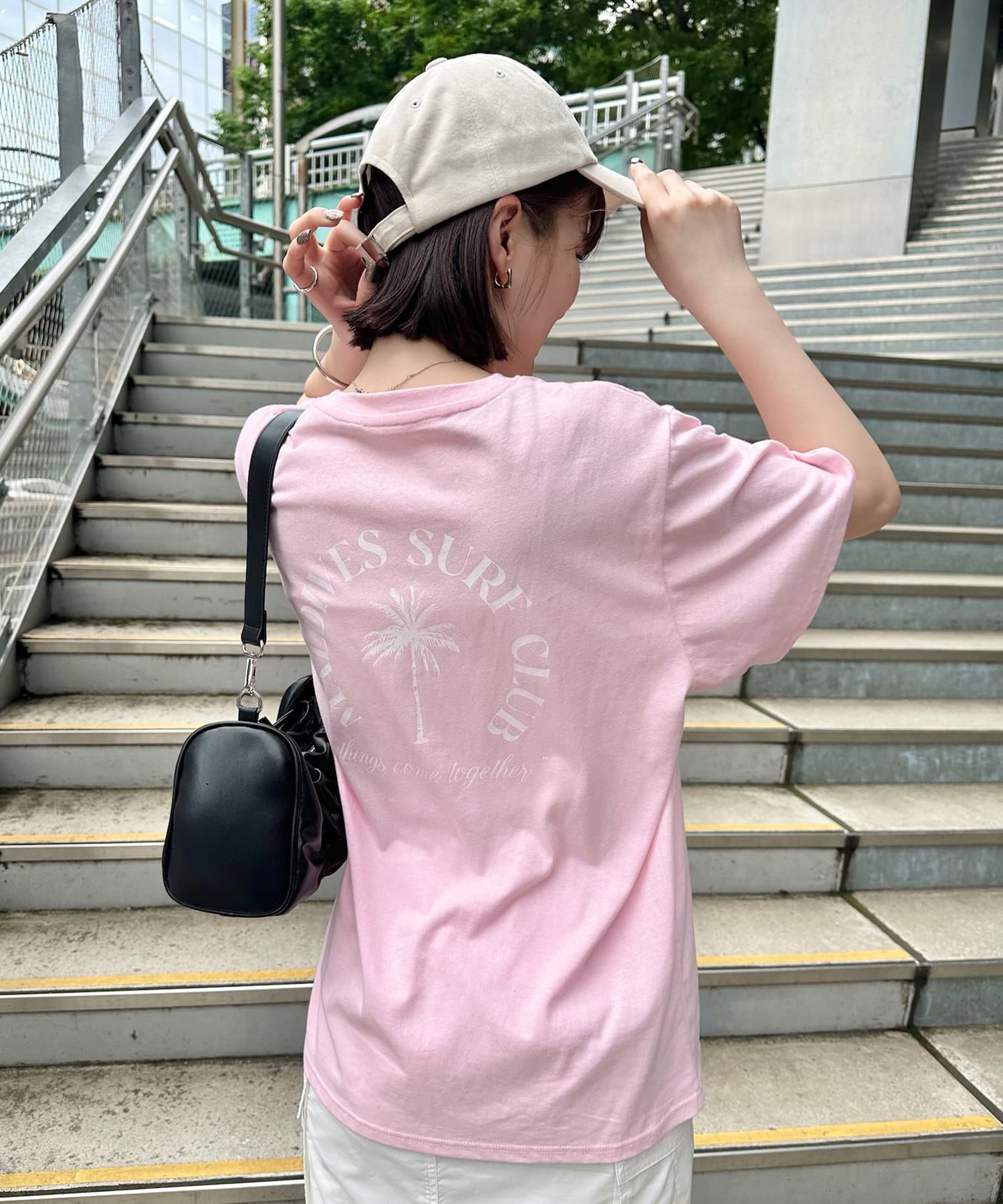 mystic(ミスティック) [mline]バックロゴカラーＴシャツ