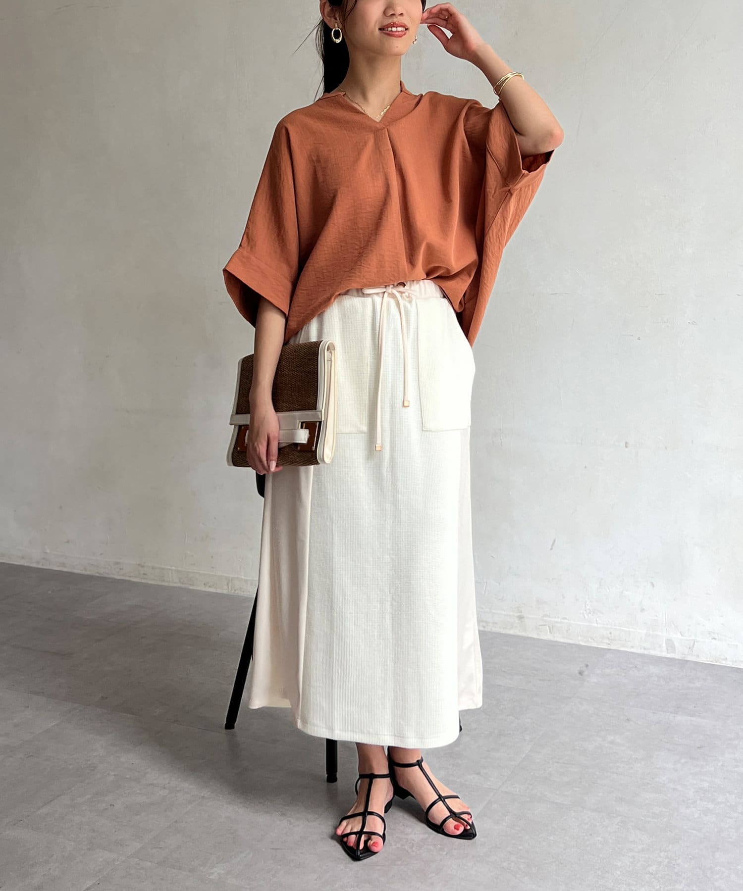 ワッフルナロースカート | Chez toi(シェトワ)レディース | PAL CLOSET