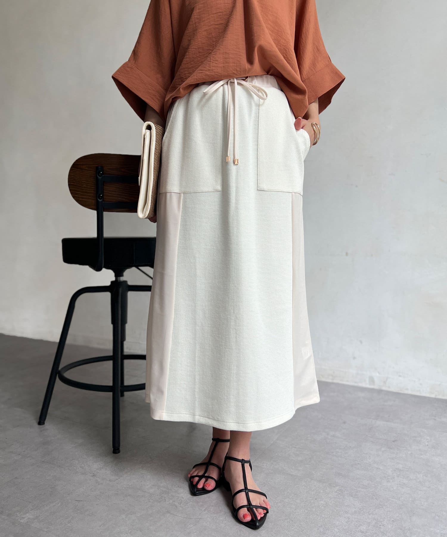 ワッフルナロースカート | Chez toi(シェトワ)レディース | PAL CLOSET