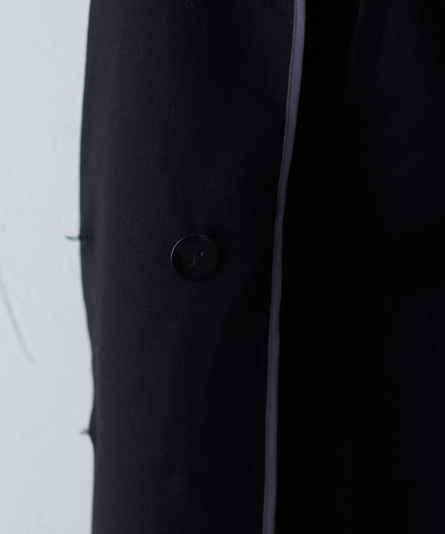 natural couture(ナチュラルクチュール) osonoべこべこ金釦綿麻テーラードジャケット