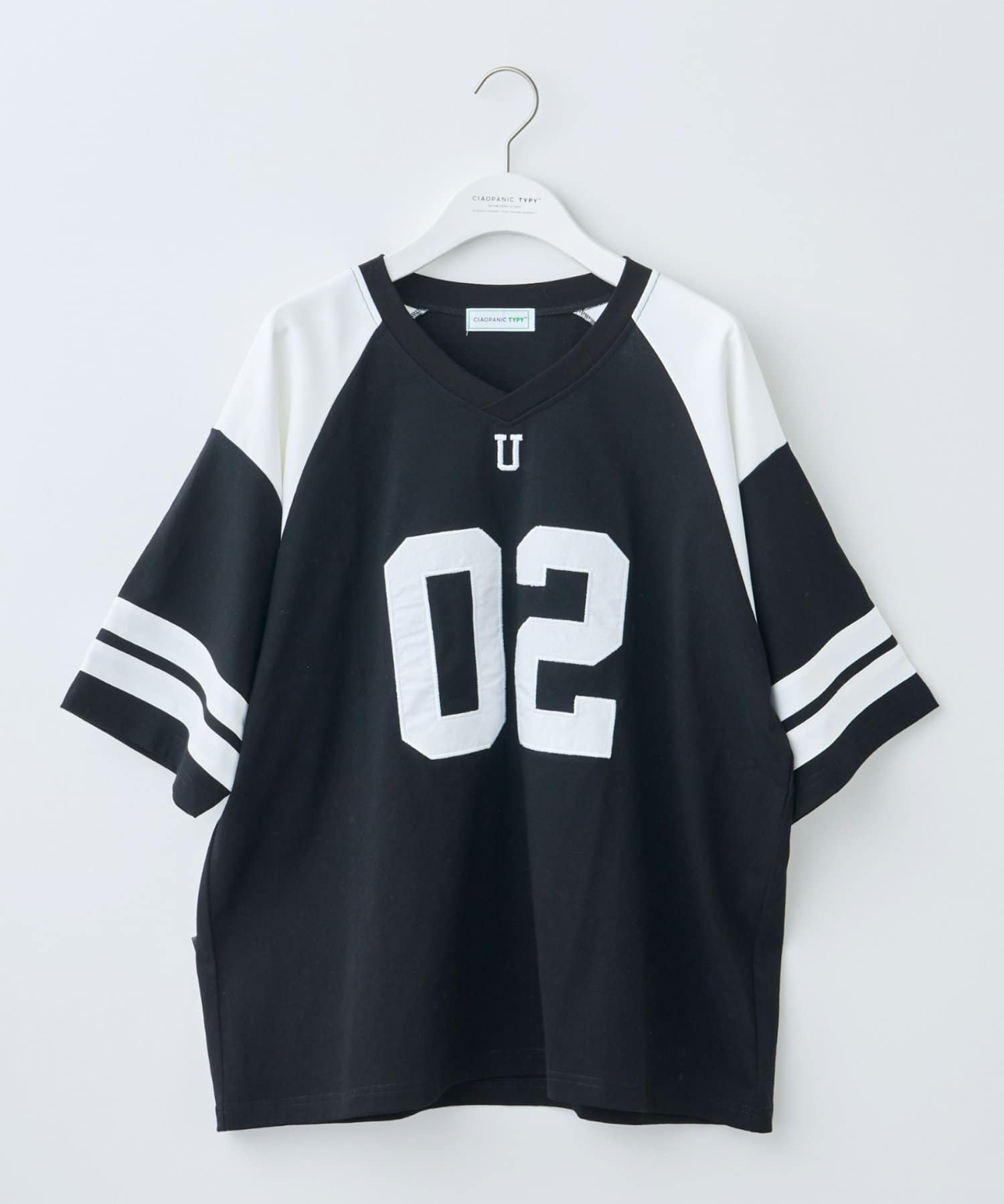 CIAOPANIC TYPY(チャオパニックティピー) 【WEB限定】【UNISEX】ナンバリング切替Tee