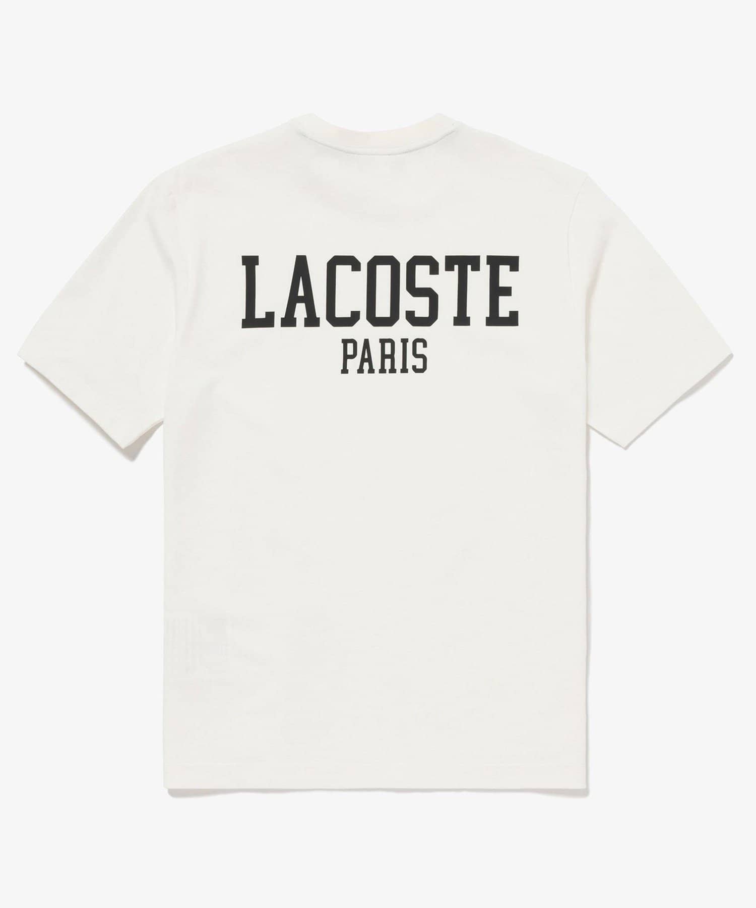 FREDY & GLOSTER(フレディ アンド グロスター) 【LACOSTE】バックプリント クルーネックTシャツ ワンポイントロゴ