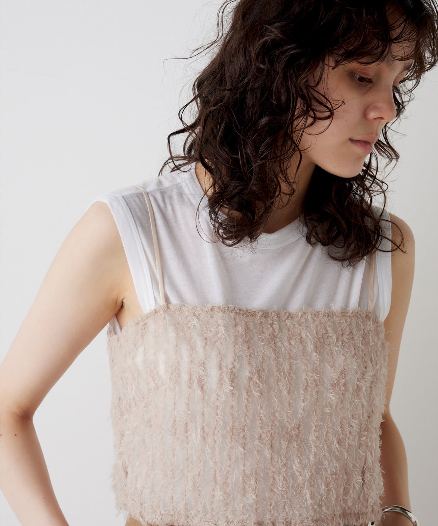 VIVIANO/Tulle Ruffle Bustier / VW-SS25-T07｜Daytona Park