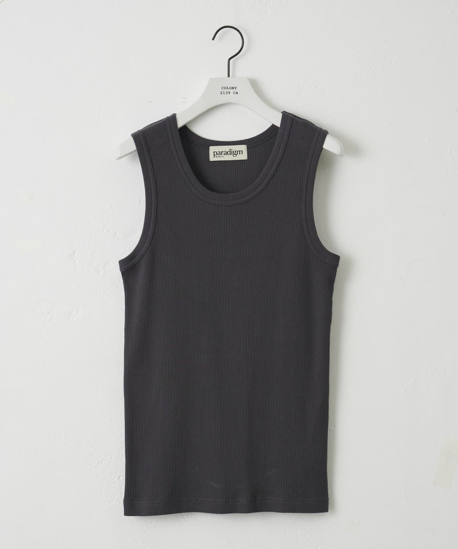 COLONY 2139(コロニー トゥーワンスリーナイン) 【paradigm】コットンリブユーティリティタンクトップ