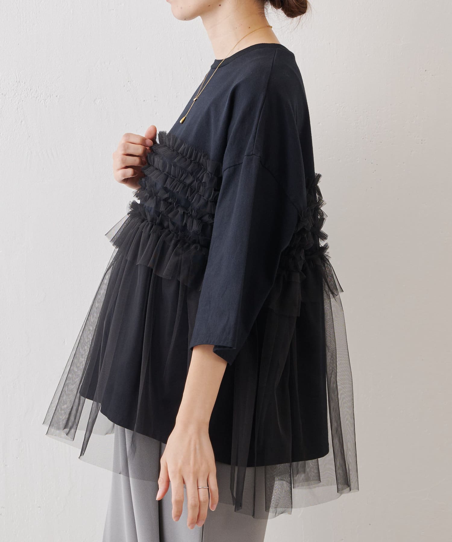 BEARDSLEY（ビアズリー）の「ダブルチュールTシャツ（Tシャツ