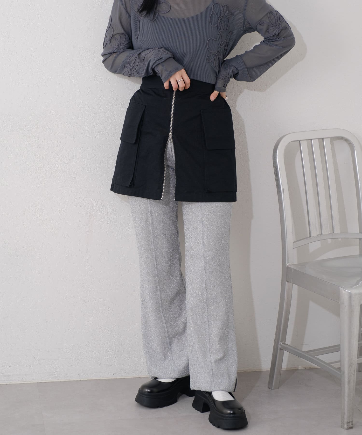 Kastane】ラメフレアパンツ | OUTLET(アウトレット)レディース | PAL