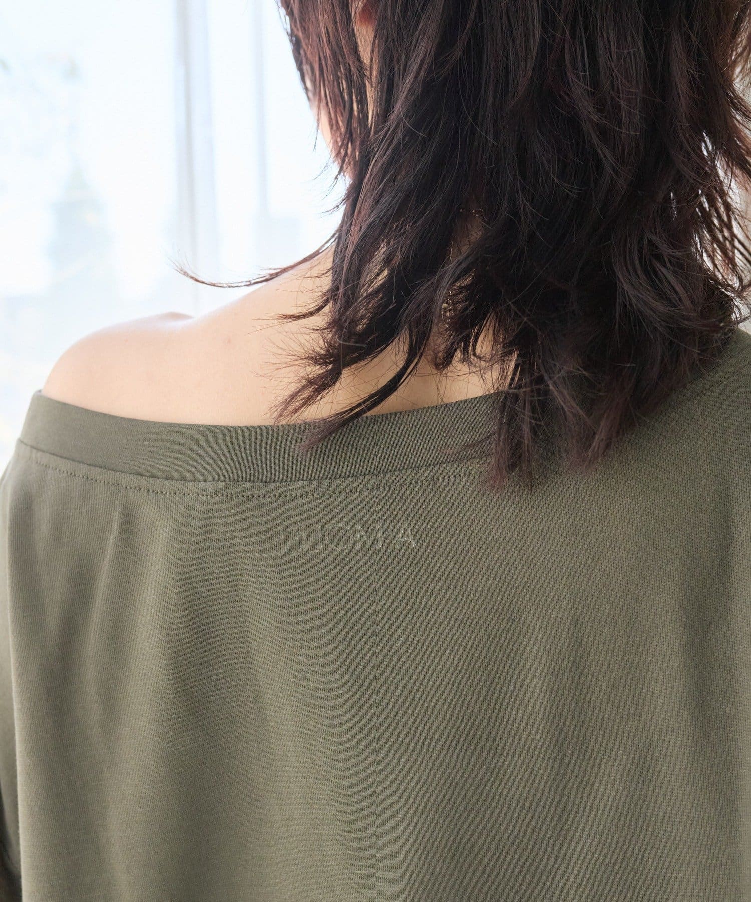 RIVE DROITE(リヴドロワ) 【A・MONN】【新色追加】【吸水速乾/接触冷感】オープンネックTee