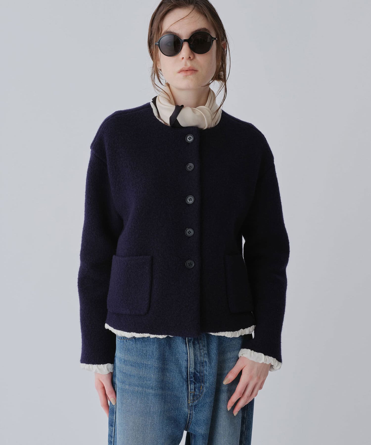 【新品】ウィムガゼットニットジャケット GEMINI】ニットジャケット | Whim Gazette(ウィム ガゼット