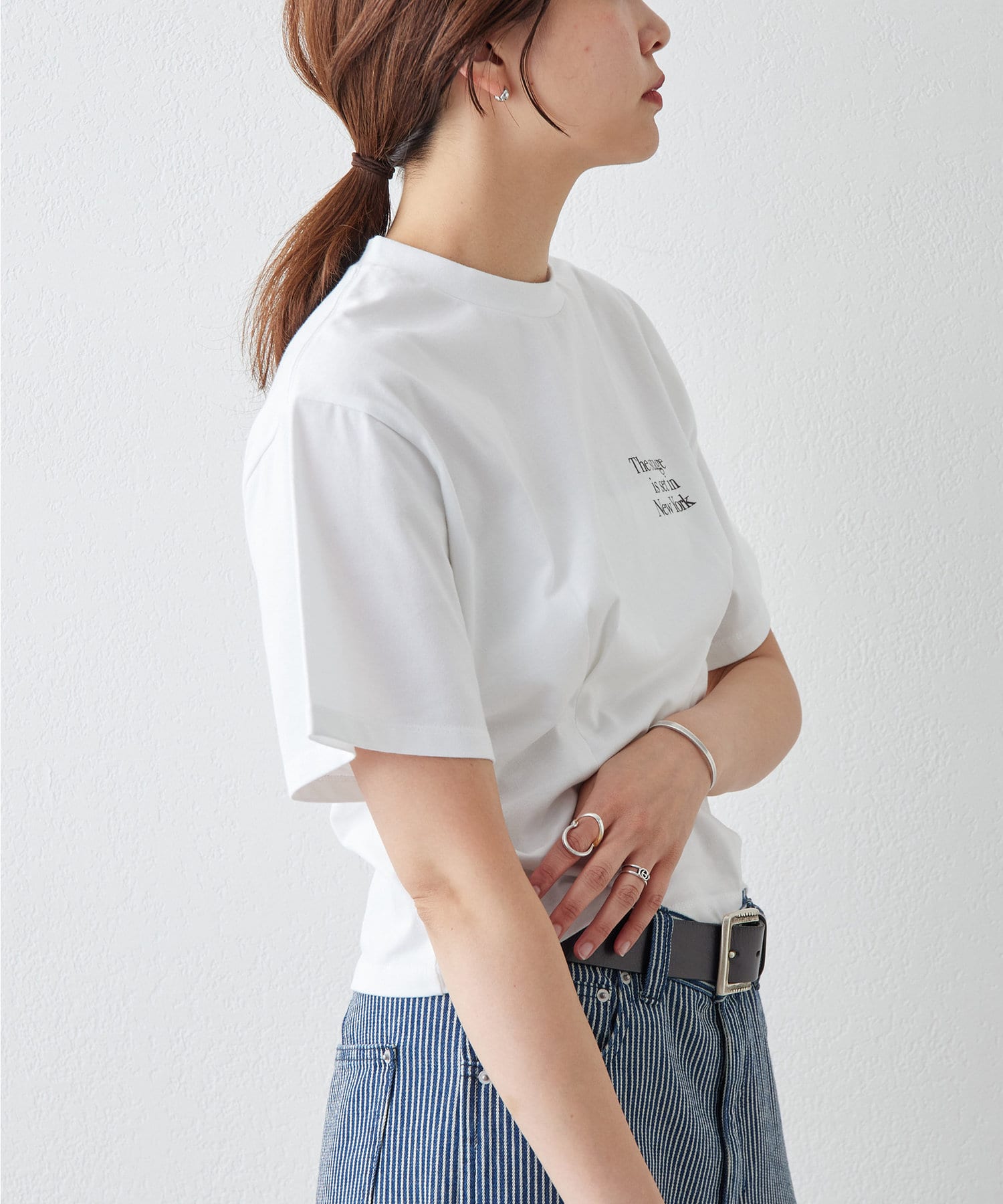 タックロゴTシャツ | GALLARDAGALANTE(ガリャルダガランテ)レディース 