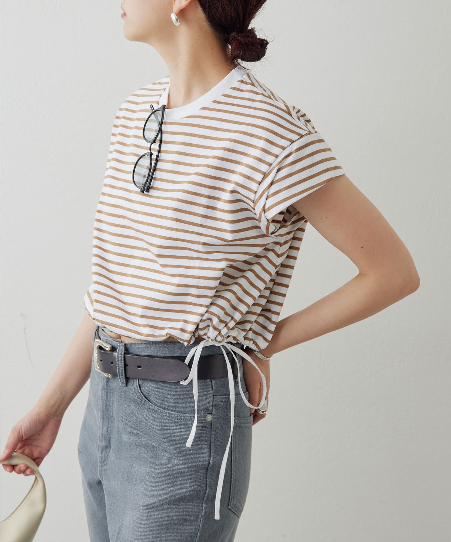 クロップドドロストTシャツ | GALLARDAGALANTE(ガリャルダ