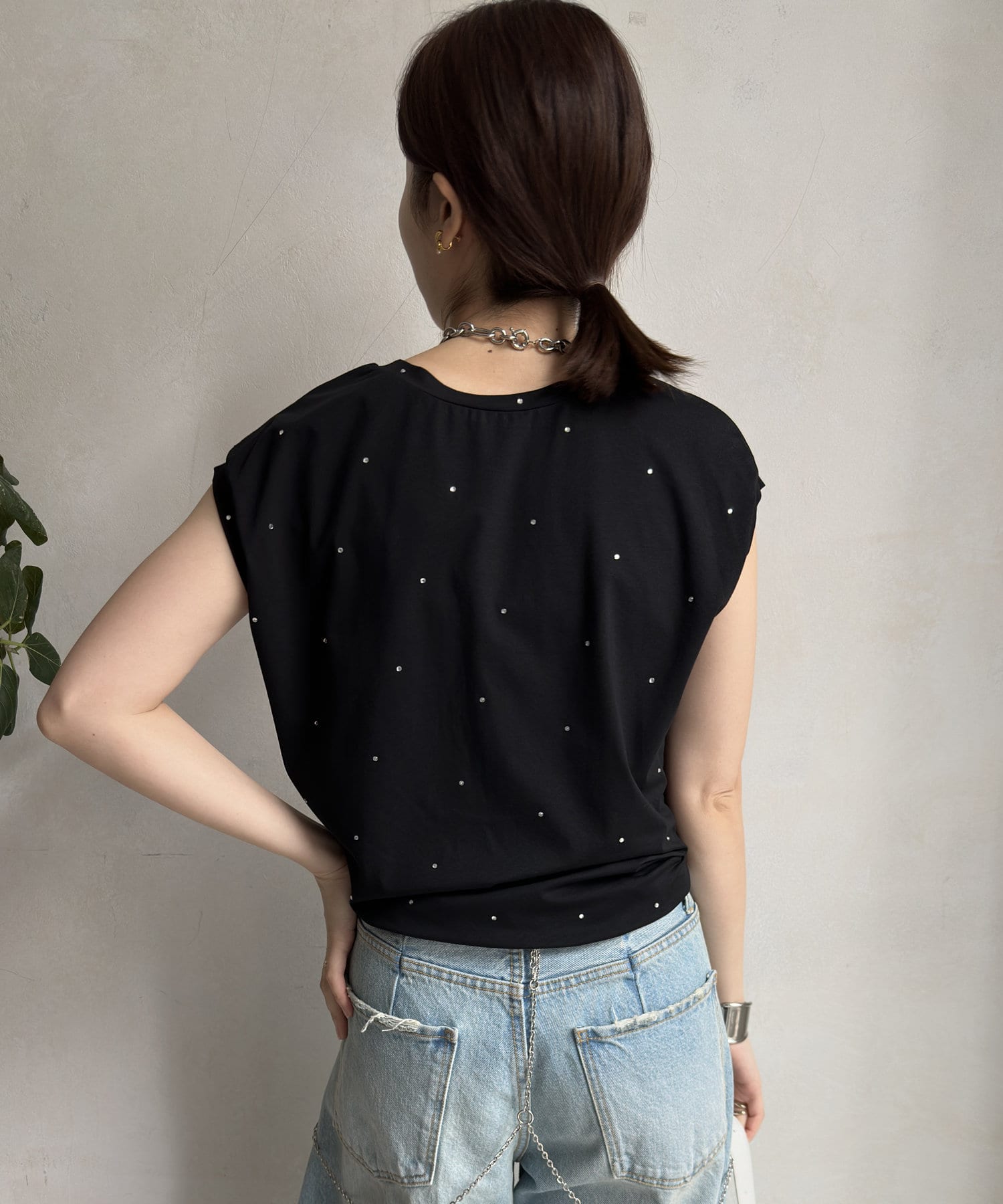 DOUDOU(ドゥドゥ) 【WEB限定】2WAYドットTEE