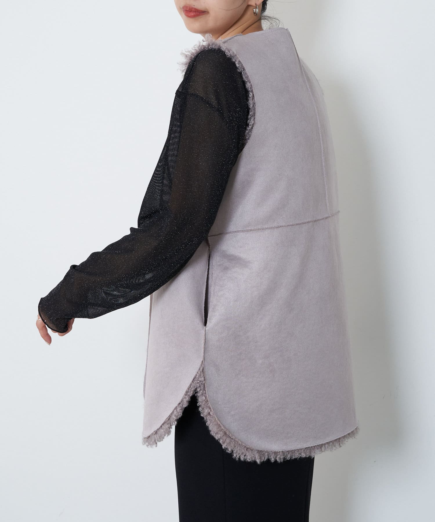 Jena　espace merveilleux(ジェナ　エスパスメルヴェイユ) リバーシブルボアジレ