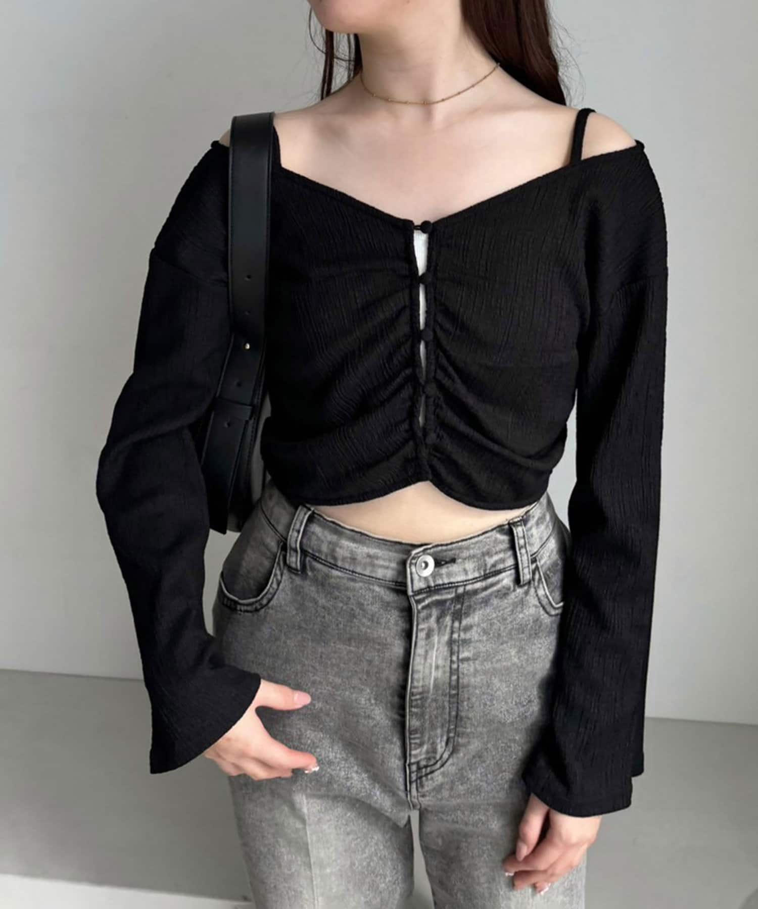 ♥Sale!♡ Phoebe Coutureのコンボワンピ ブラックビジューミニワンピ 0299 | Dolly