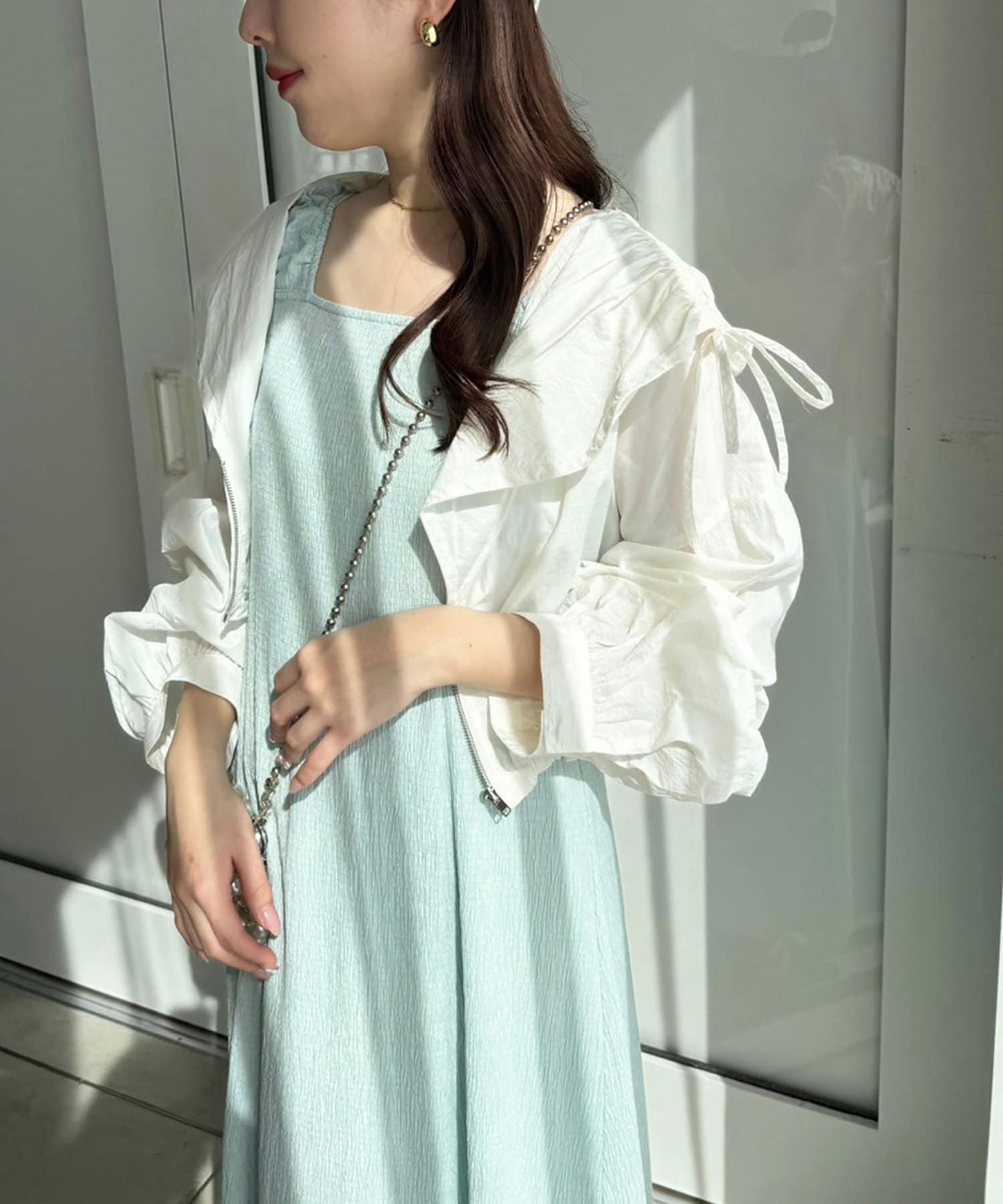 NICE CLAUP / OLIVE des OLIVE OUTLET(ナイスクラップ  / オリーブ デ オリーブ アウトレット) 【one after another】マルチウェイ/しぼしぼワンピセット