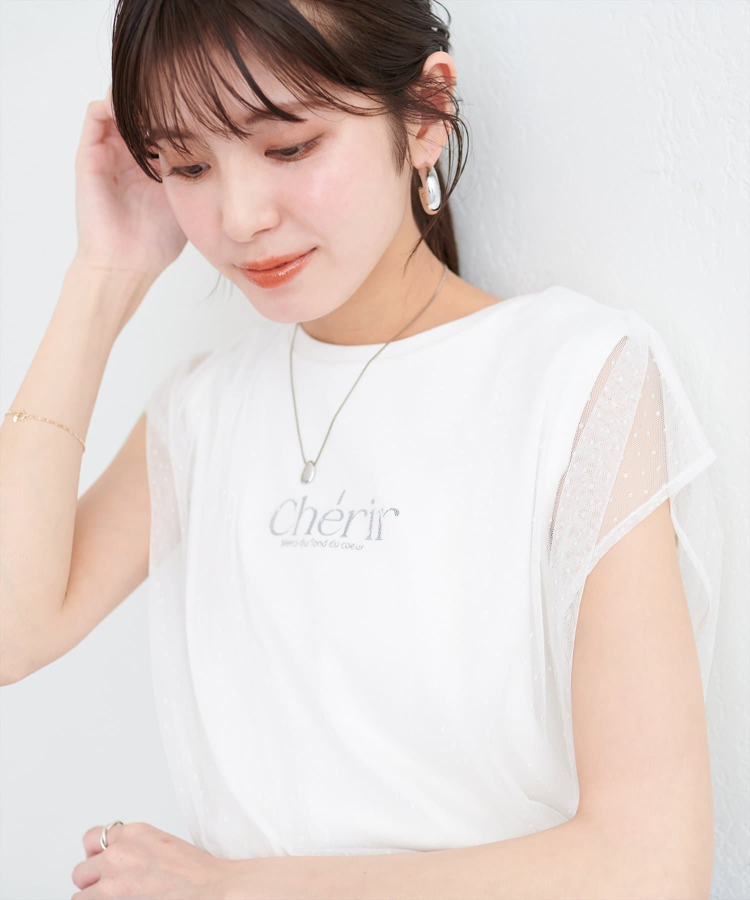 ☆NINA RICCI☆ ドットチュールレイヤード・コットンスカート♪ チュールレイヤードスカート｜PETAL ONLINE（ペタルオンライン）