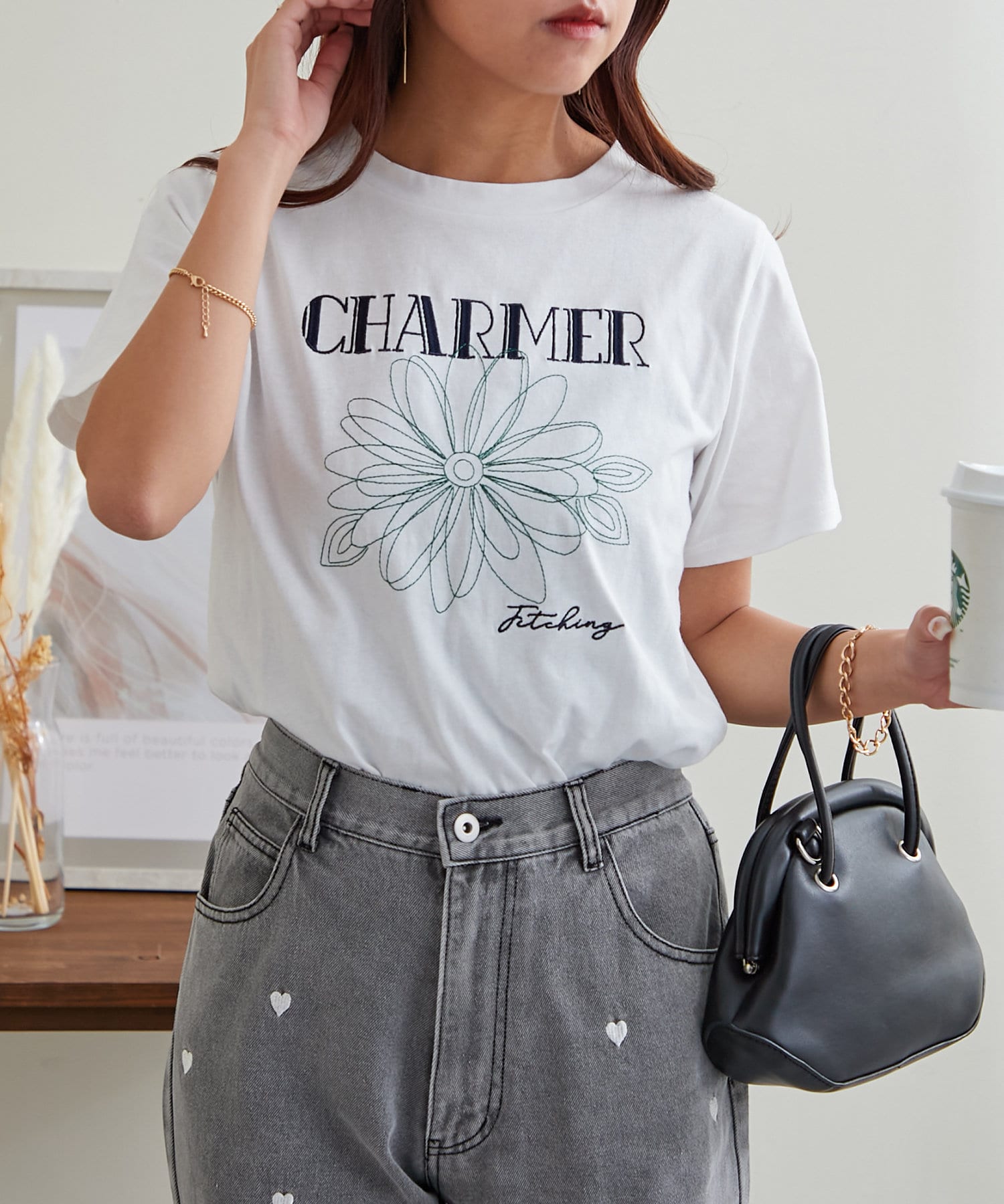 tシャツ Pal tulle CS パルチュールカットソー レディース tulle frill T-shirt/チュールフリルTシャツ（Tシャツ