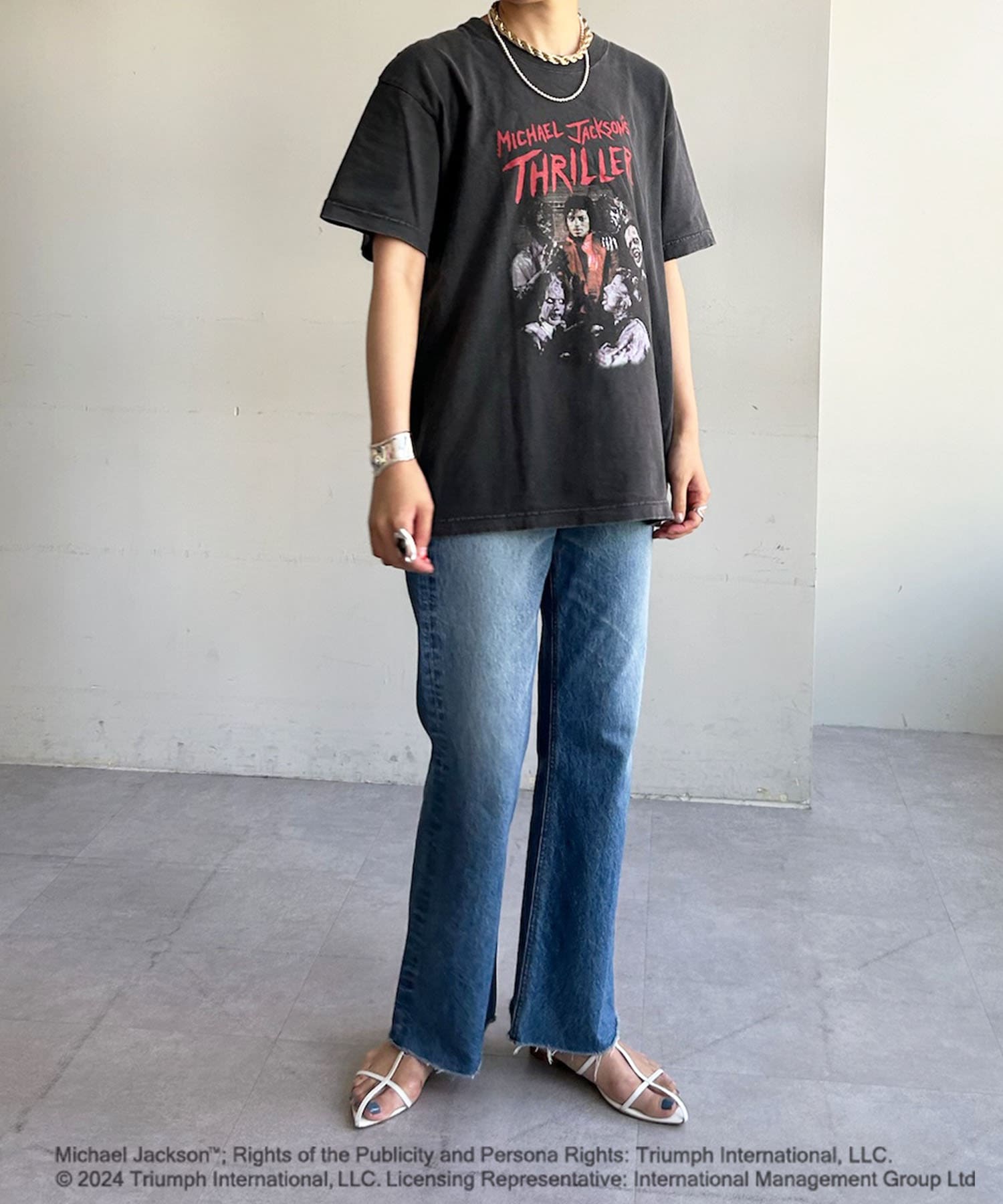 MICHAEL JACKSON PHOTO TEE by GOOD ROCK SPEED SHENERY(シーナリー)レディース PAL  CLOSET(パルクローゼット) パルグループ公式ファッション通販サイト