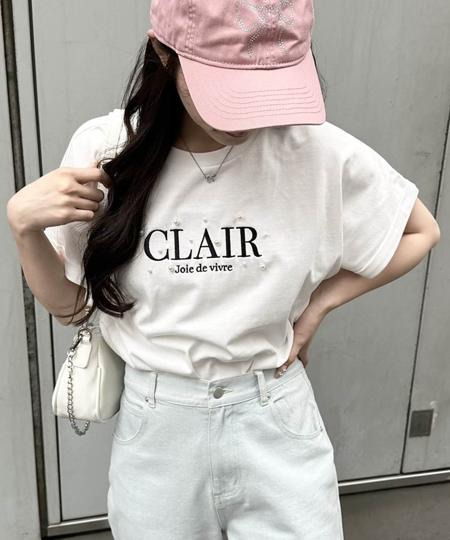 Remind me and forever(リマインドミーアンドフォーエバー) パールロゴフレンチT