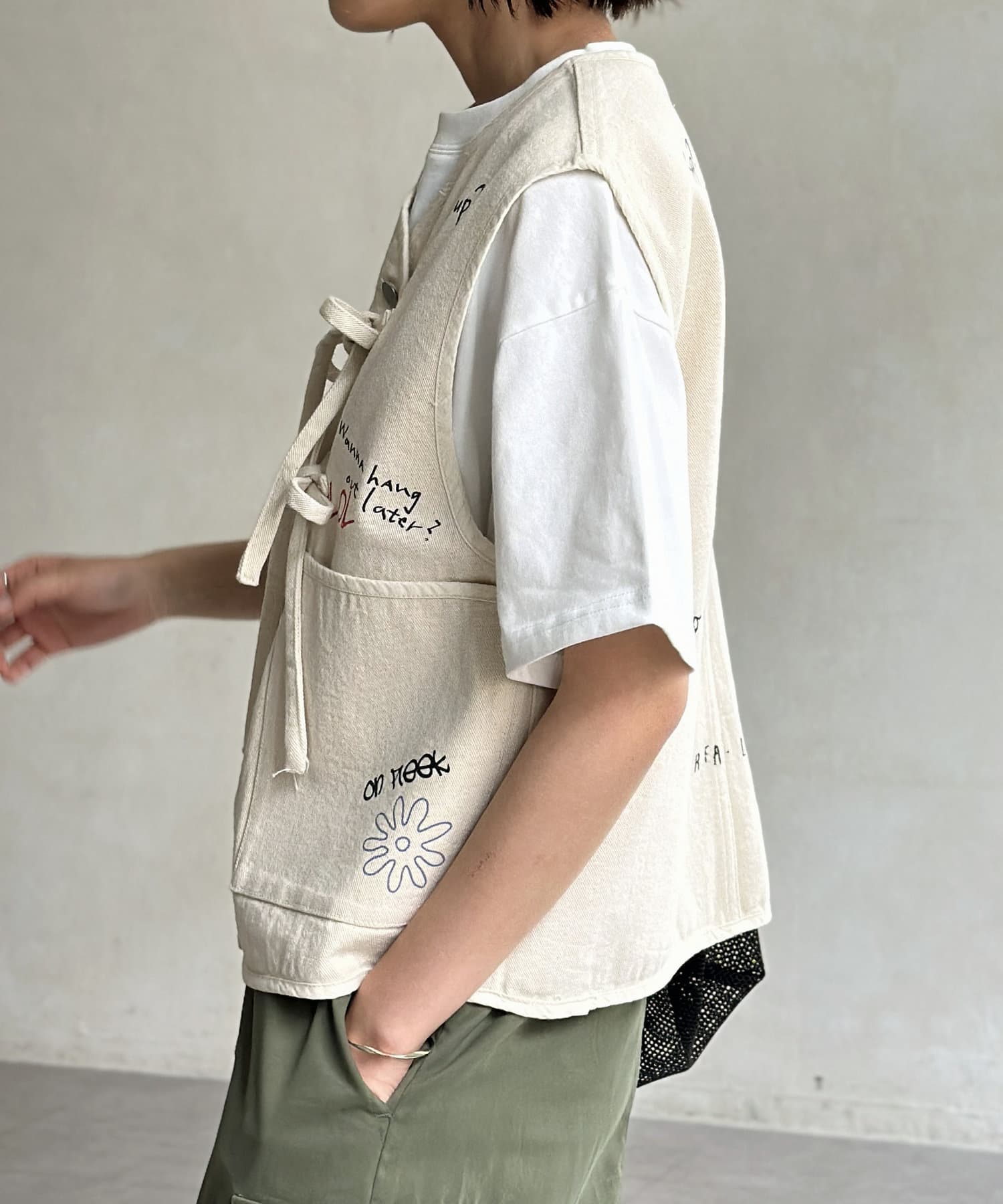 落書きリボン付きベスト | CPCM(シーピーシーエム)レディース | PAL