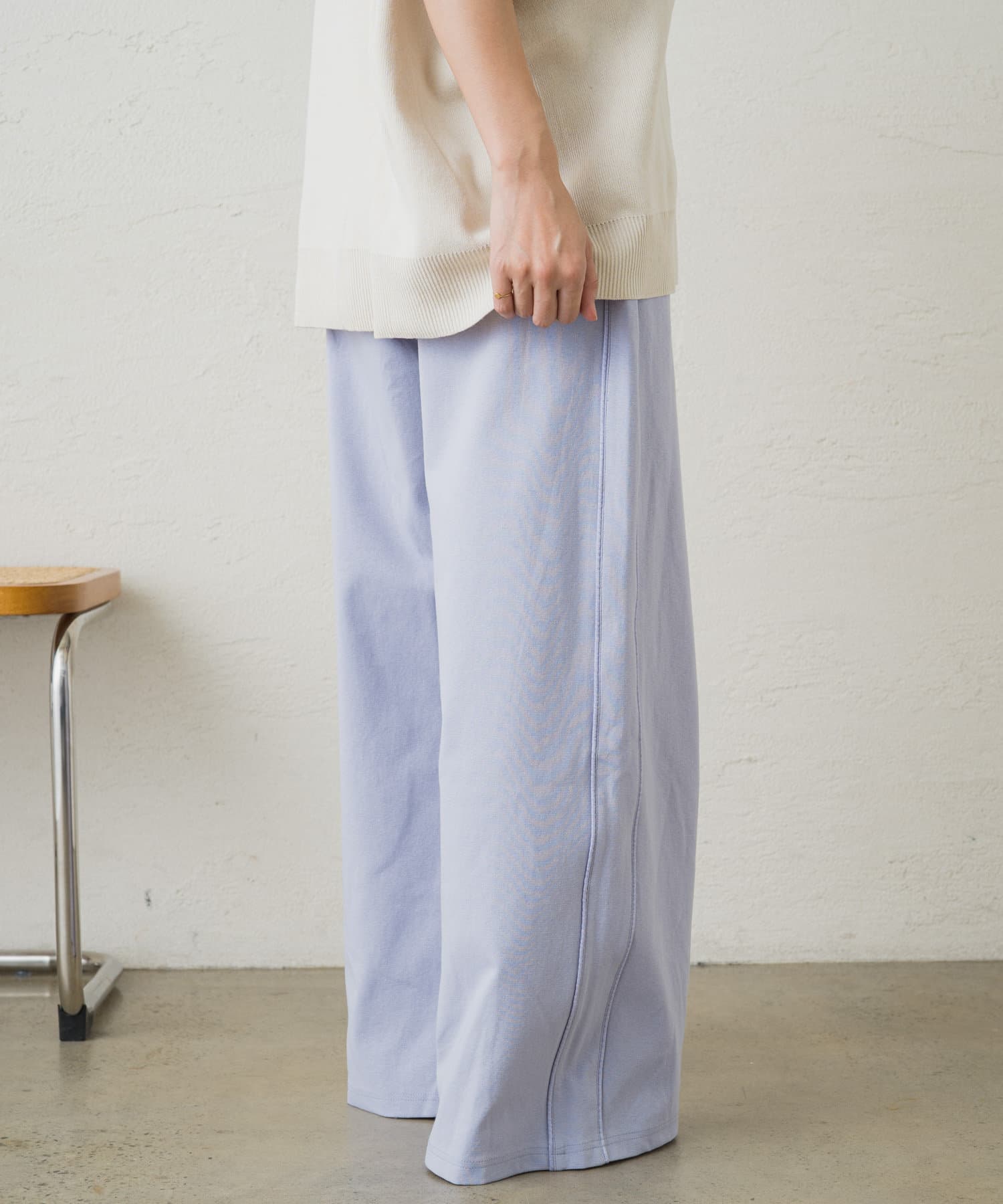 【earthy_】【吸水速乾】ポンチワイドラインパンツ | OUTLET(アウトレット)レディース | PAL CLOSET(パルクローゼット ...