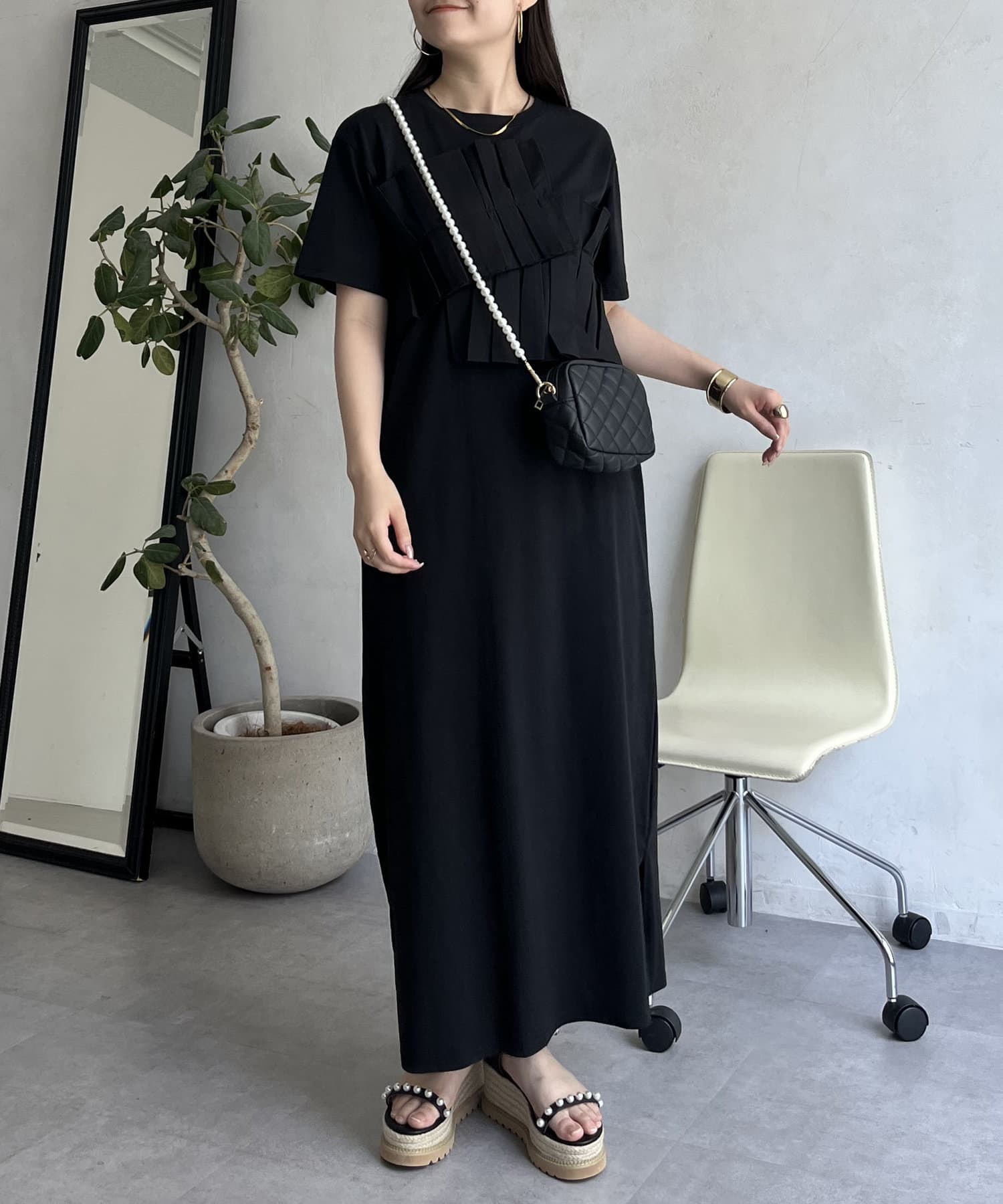 プロズヴェール／ドッキングワンピース／美品／オケージョン／結婚式／謝恩会 結婚式や謝恩会にもおすすめ！【SNIDEL】【FRAY I.D】【CELFORD