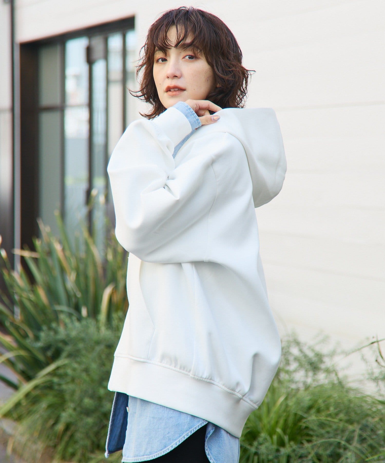 RIVE DROITE(リヴドロワ) 予約【新色追加/リバイバル】バックテールZIPパーカー