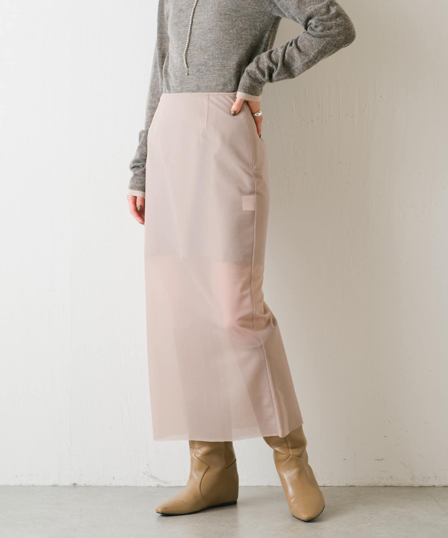 CEPIE./セピエ】ネイキッドレイヤードスカート | COLLAGE 