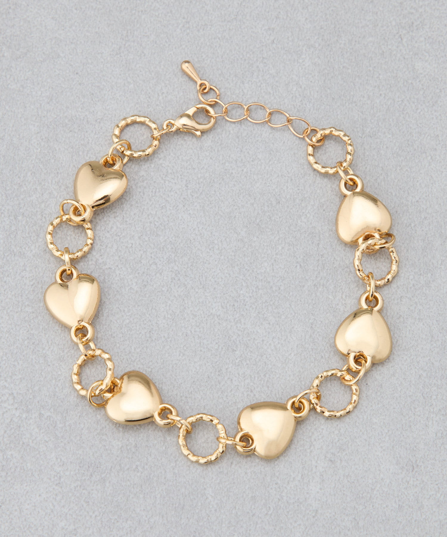 Urban Outfitters☆ ハートチャーム・ストレッチ・ブレスレット Otro Accesorio/ハートボールチェーンブレスレット｜Daytona