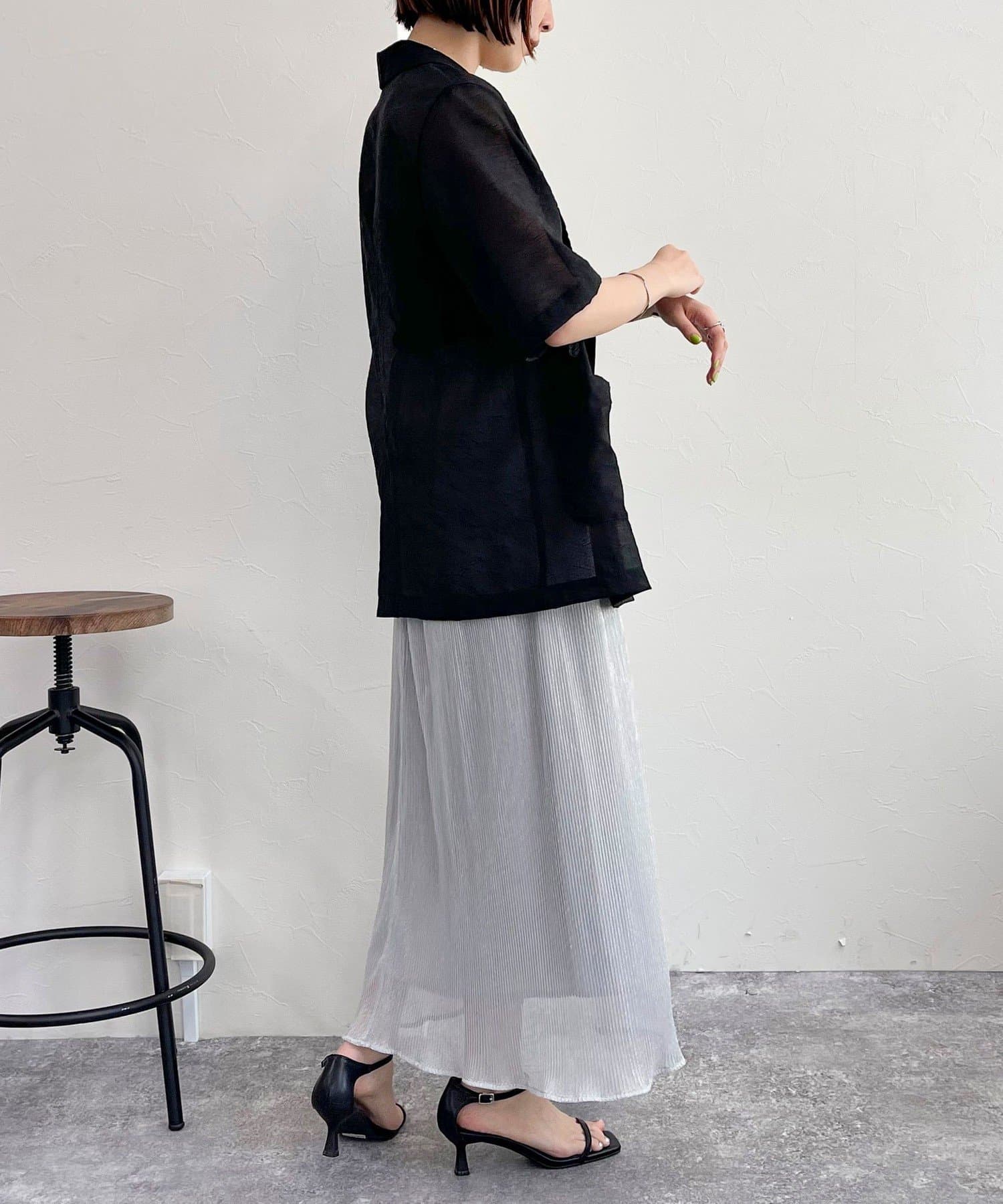 エムミーエメ　ラメスカート　新品タグ付き M me eme／【sale】Lame tweed mini skirt (eme10421) | All