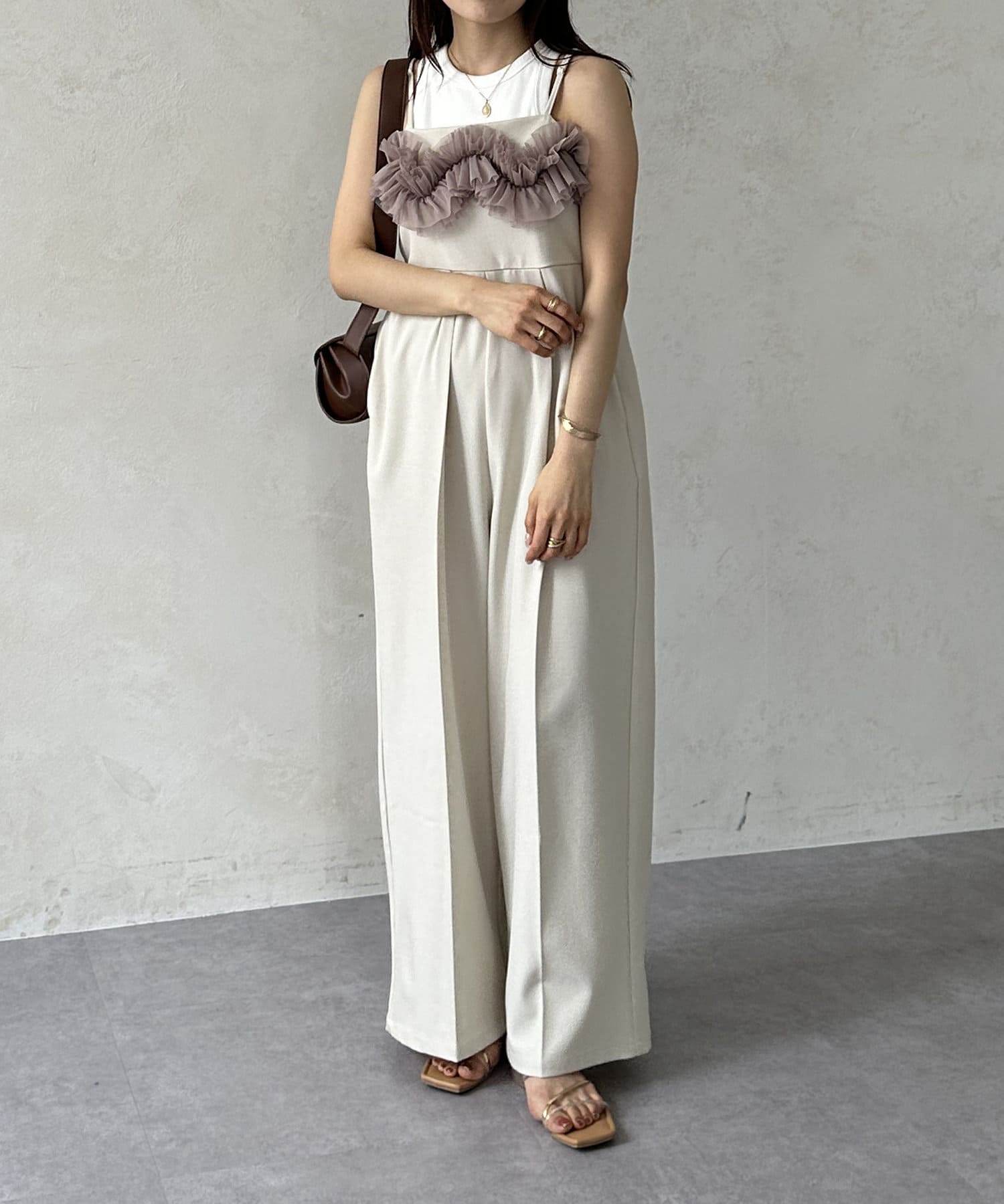 リネンタッチチュールドッキングオールインワン | Thevon.(ゼヴォン  