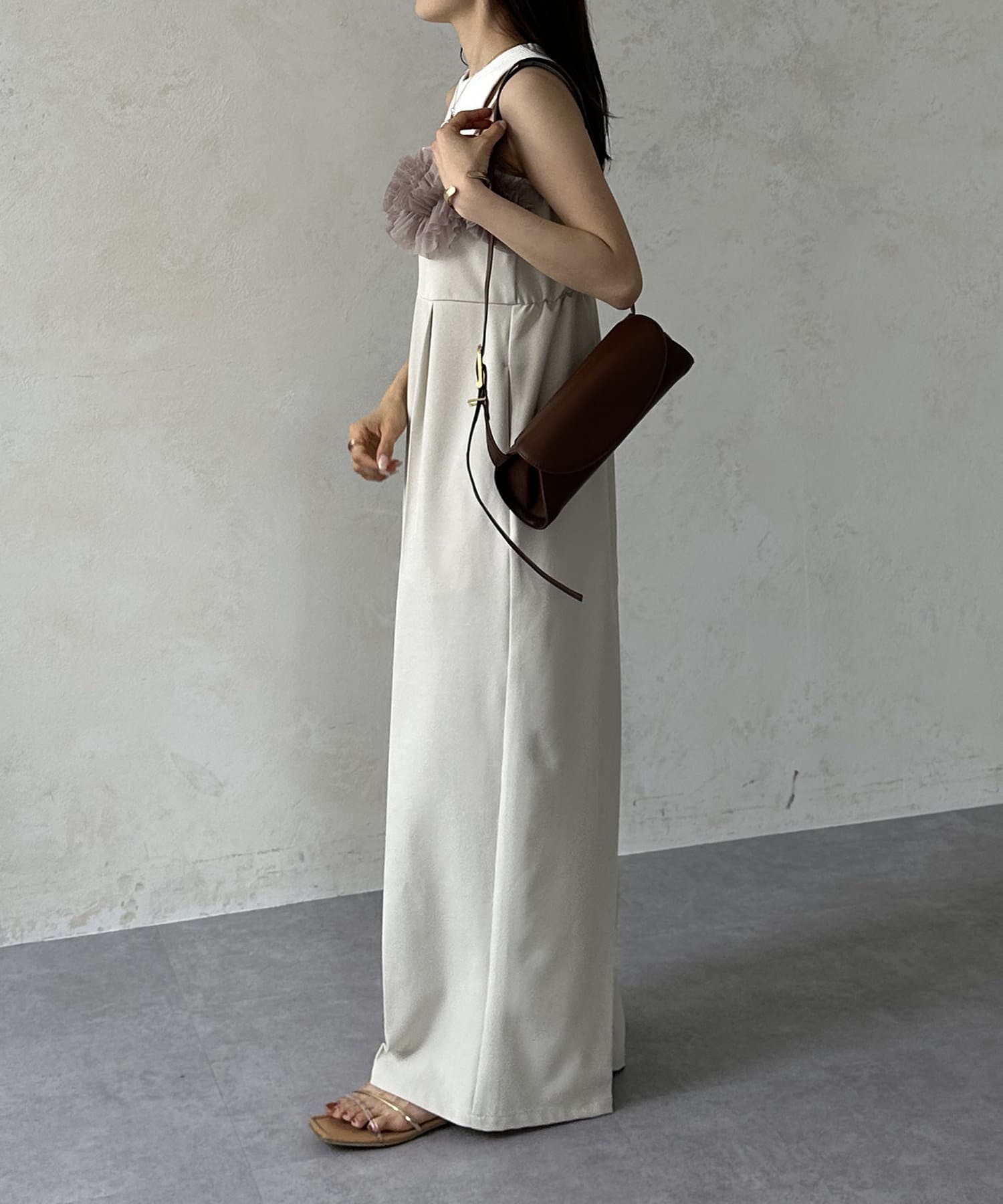 リネンタッチチュールドッキングオールインワン | Thevon.(ゼヴォン  