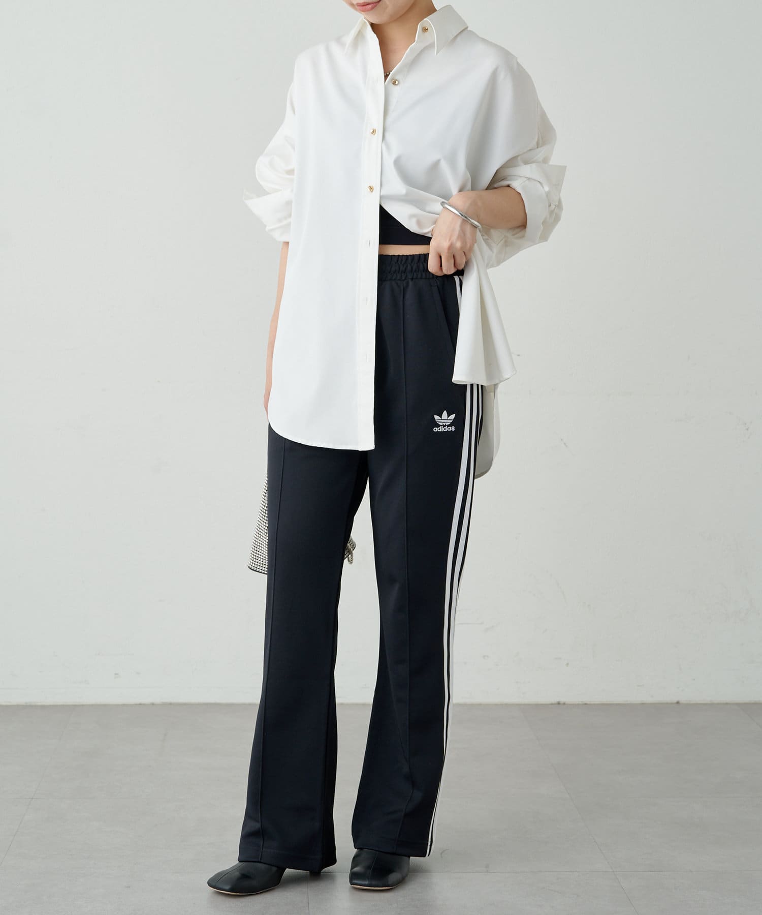 adidas/アディダス】トラックパンツ/ブラック | LOUNGEDRESS