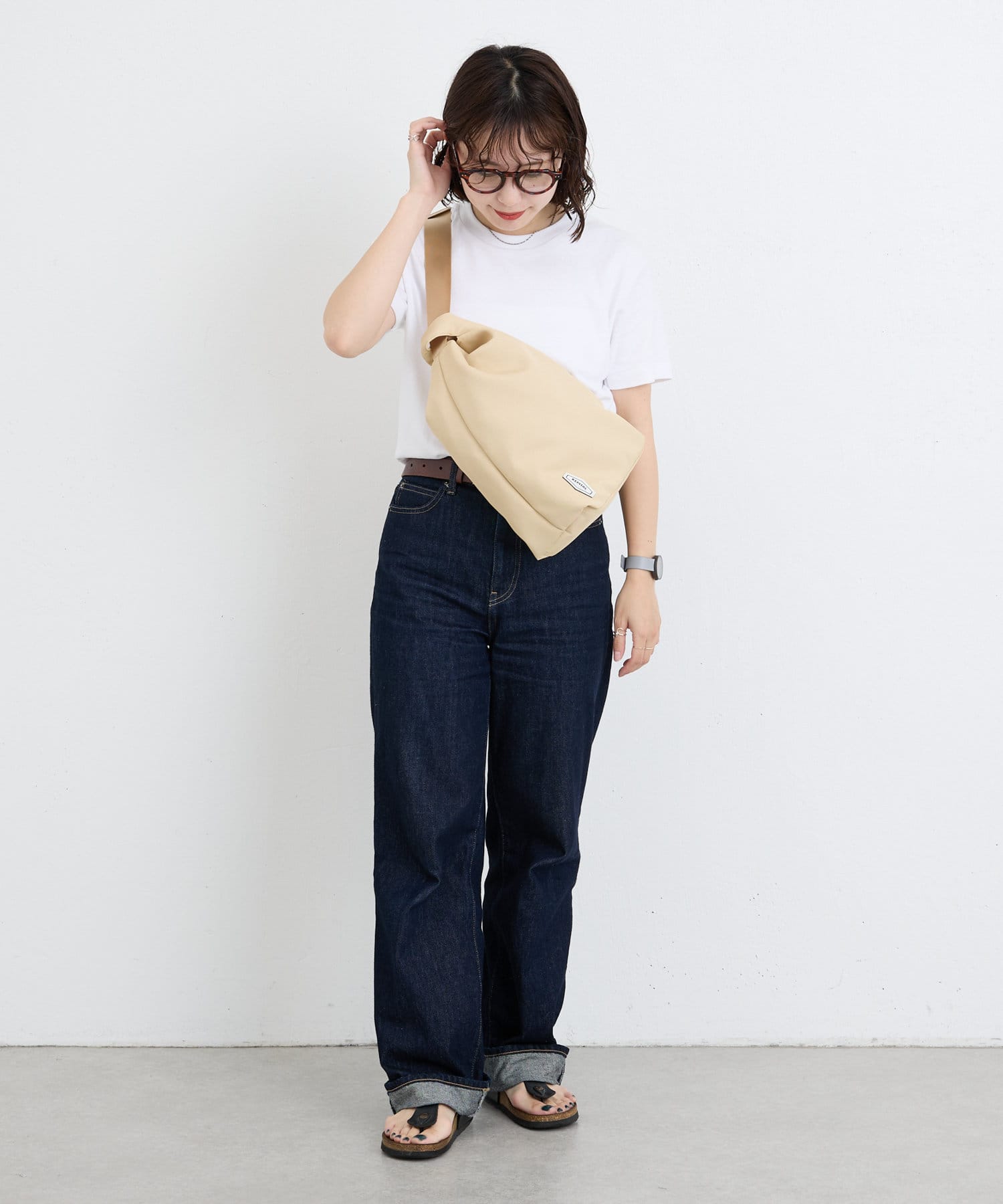 KEPITAL】《ボディバッグにもなる》ショルダーバッグ M（Z-197 