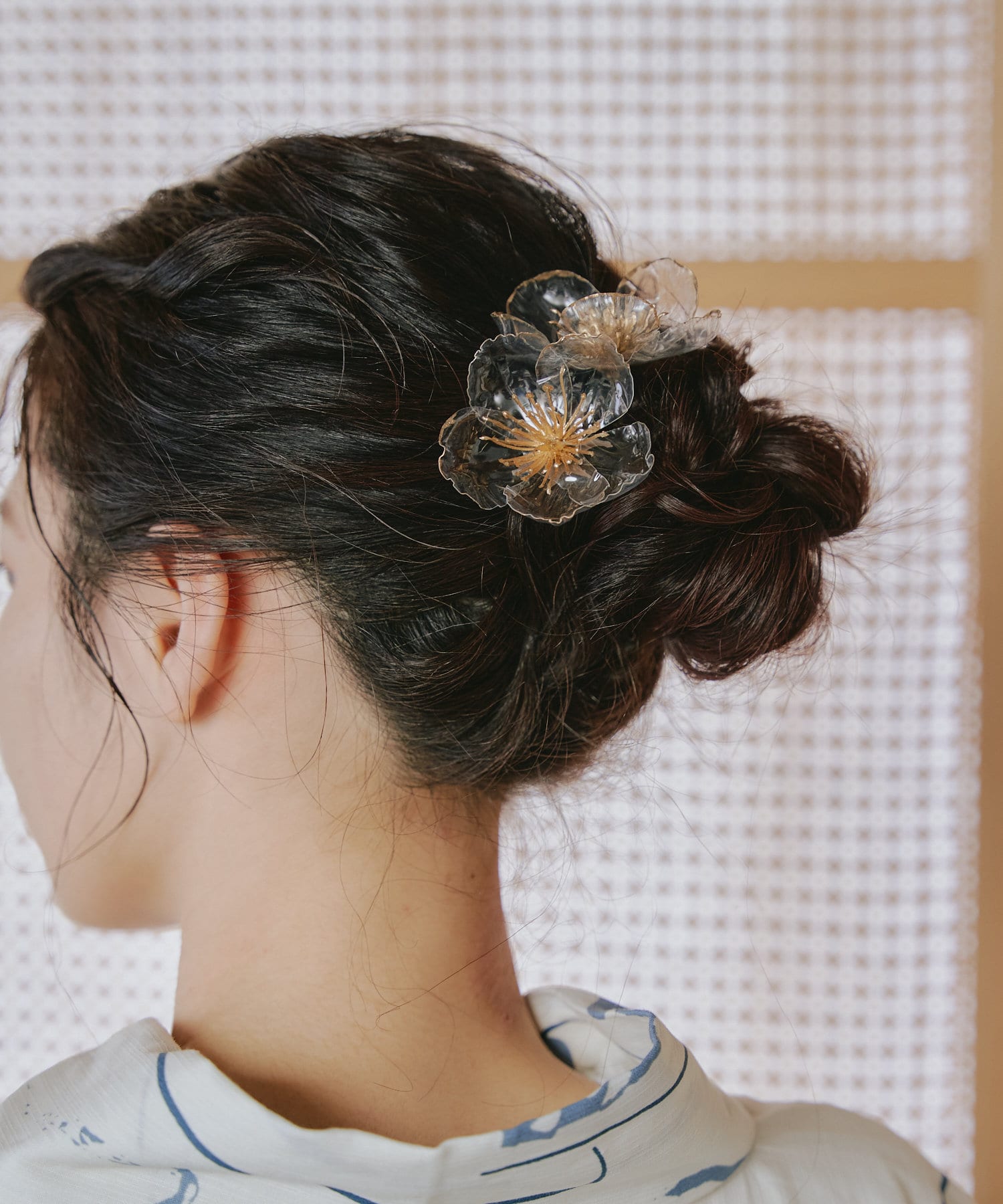 ヘアアクセサリー hanaco フラワーハウス✾炎】つまみファインワーク ヘアアクセサリー_鬼