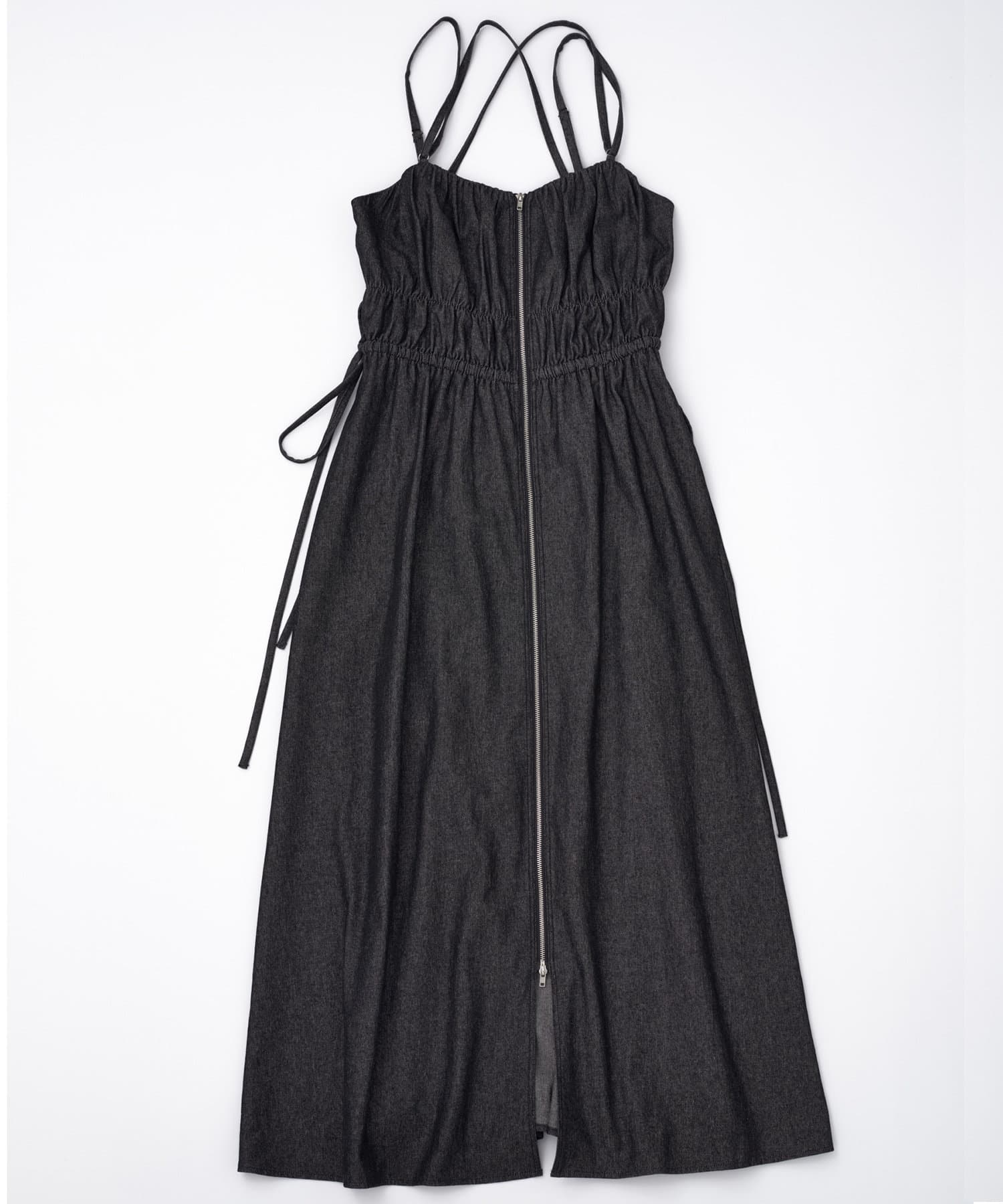 OLIVE des OLIVE(オリーブ デ オリーブ) フロントジップキャミワンピース