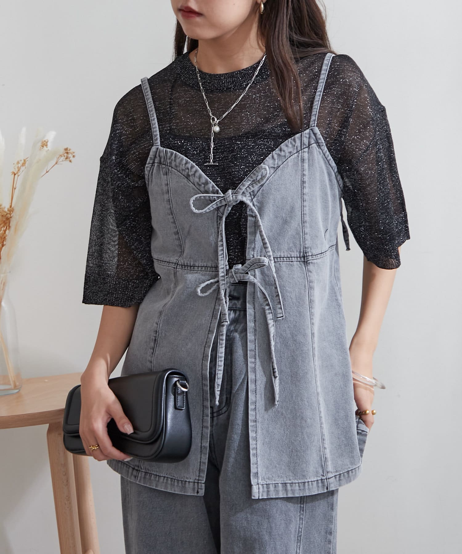 前リボンビスチェ | Remind me and forever(リマインドミー