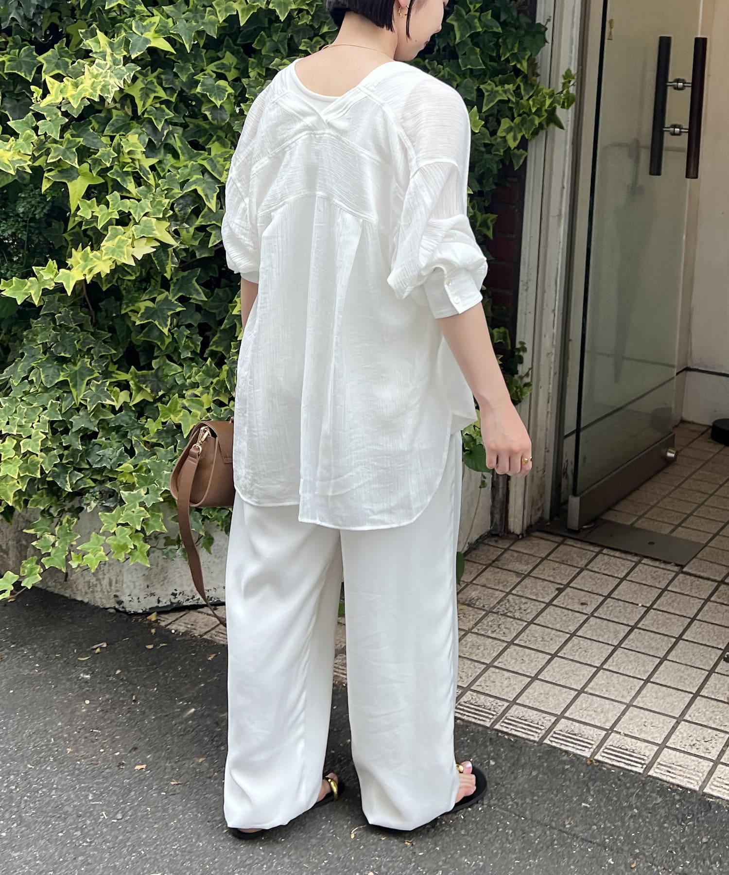 新品　ジェナ エスパスメルヴェイユ　　ダブルVネックシャツ ダブルVネックシャツ | Jena espace merveilleux(ジェナ