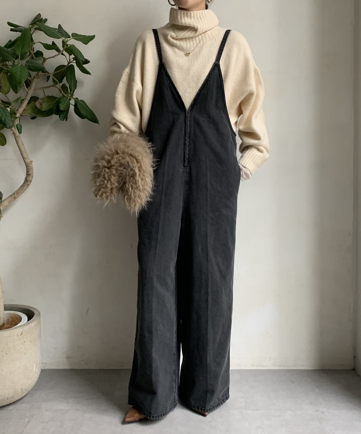 WEB限定】ヤクライクハイネックワイドプルオーバー | DOUDOU(ドゥドゥ