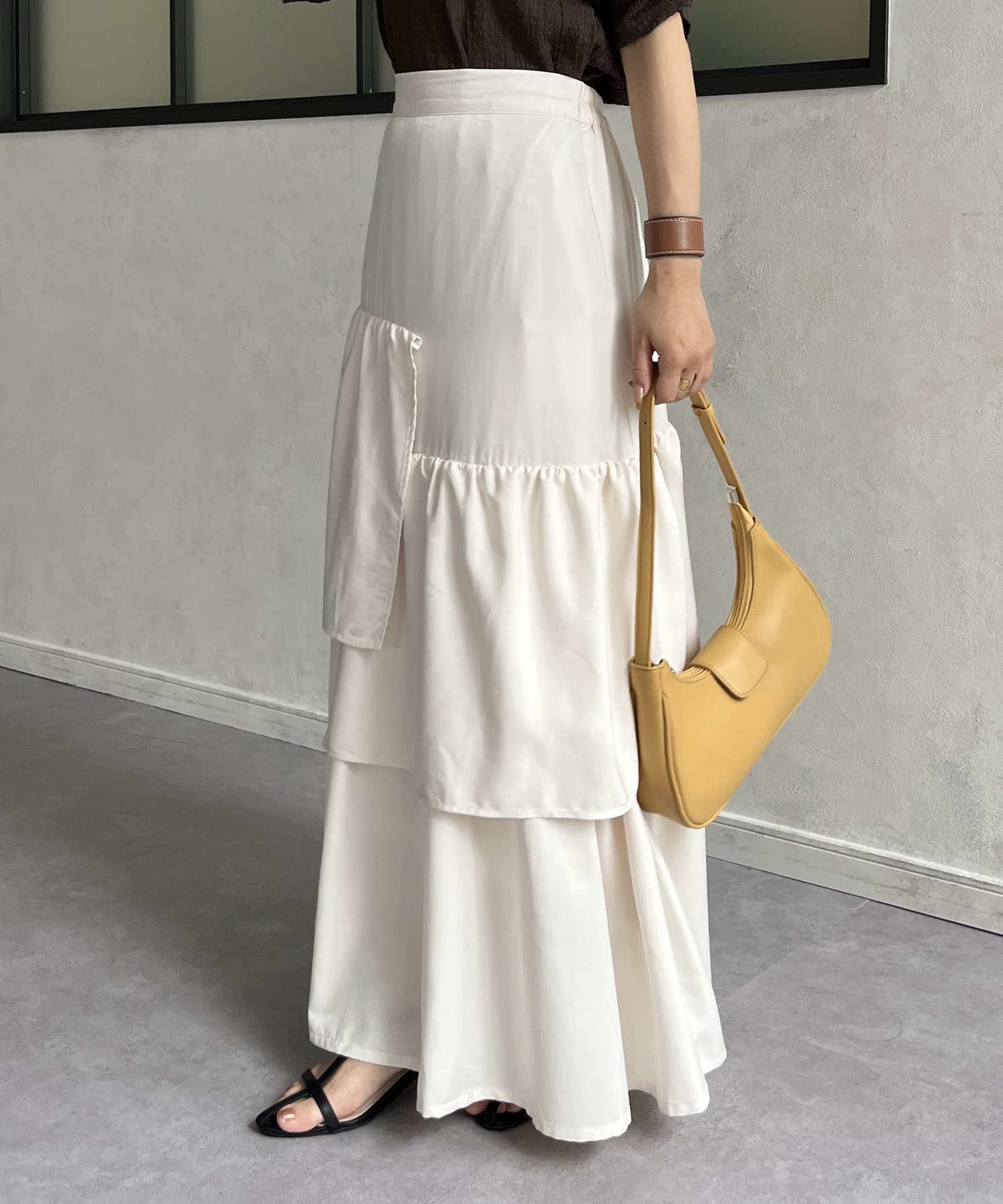 ランダムティアードフレアスカート | Thevon.(ゼヴォン