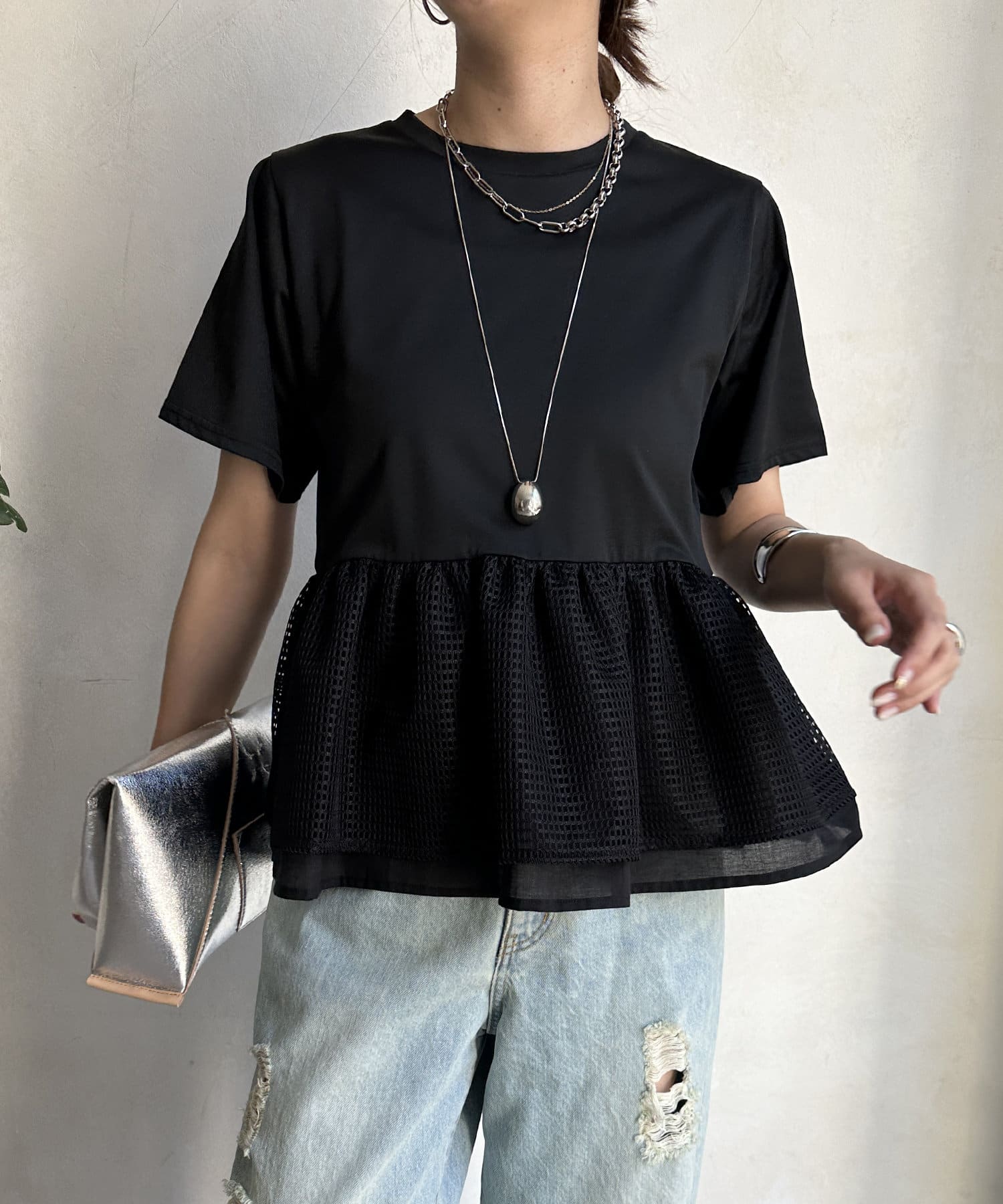DIESEL メッシュ切り替えトップス DIESEL (ディーゼル) メッシュ切り替え フルジップ パーカー S-Relax