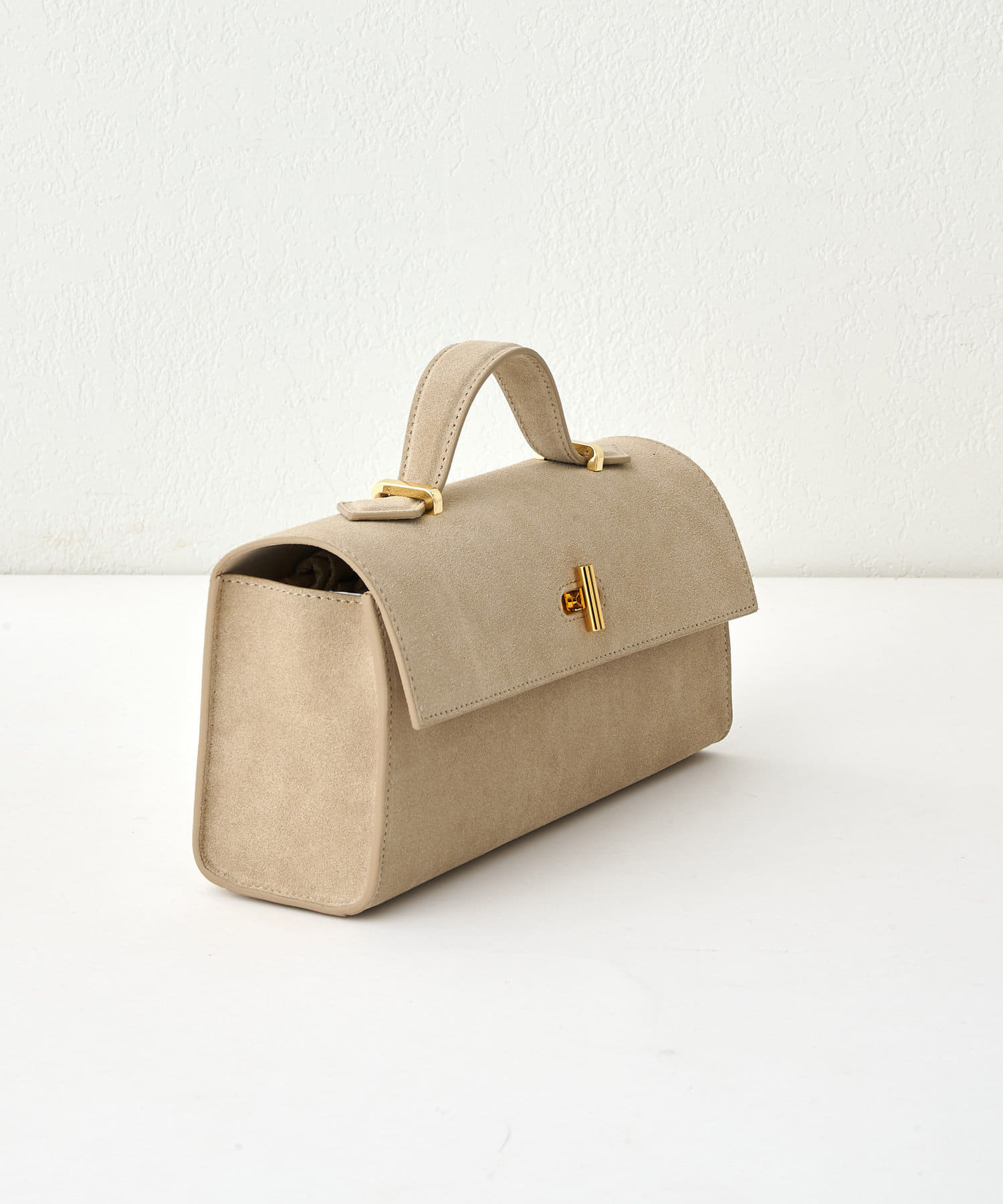 NOVIA 本革スエード　イタリア製　バッグ NOVIA】スエードトップハンドルBAG | Whim Gazette(ウィム
