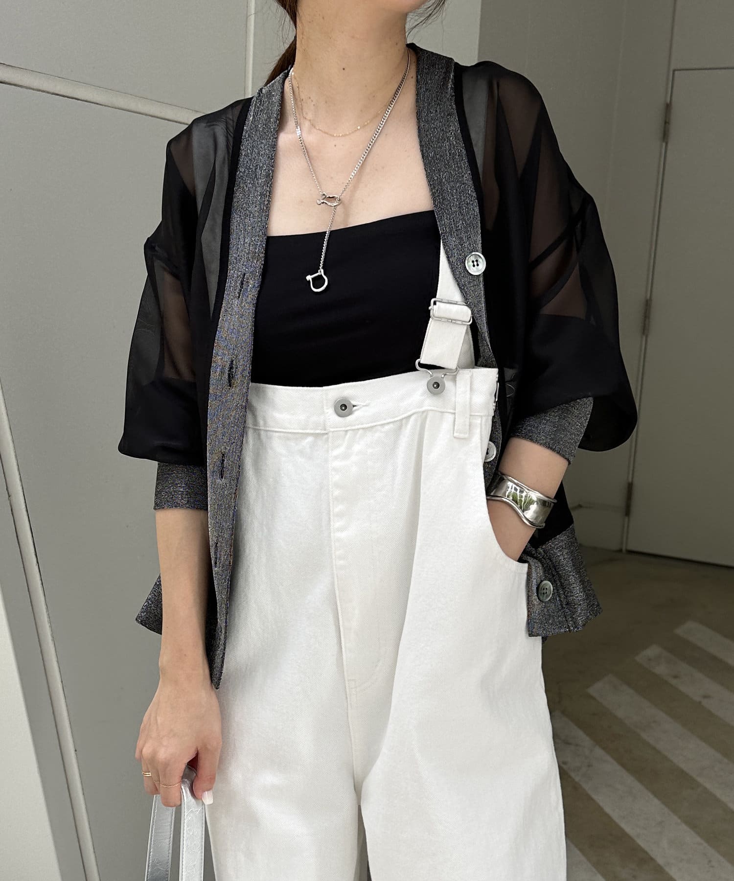 ☆ 即購入歓迎 みぃ 様 44 デュベティカ黒♡グレージュ ラメ☆XL 2XL