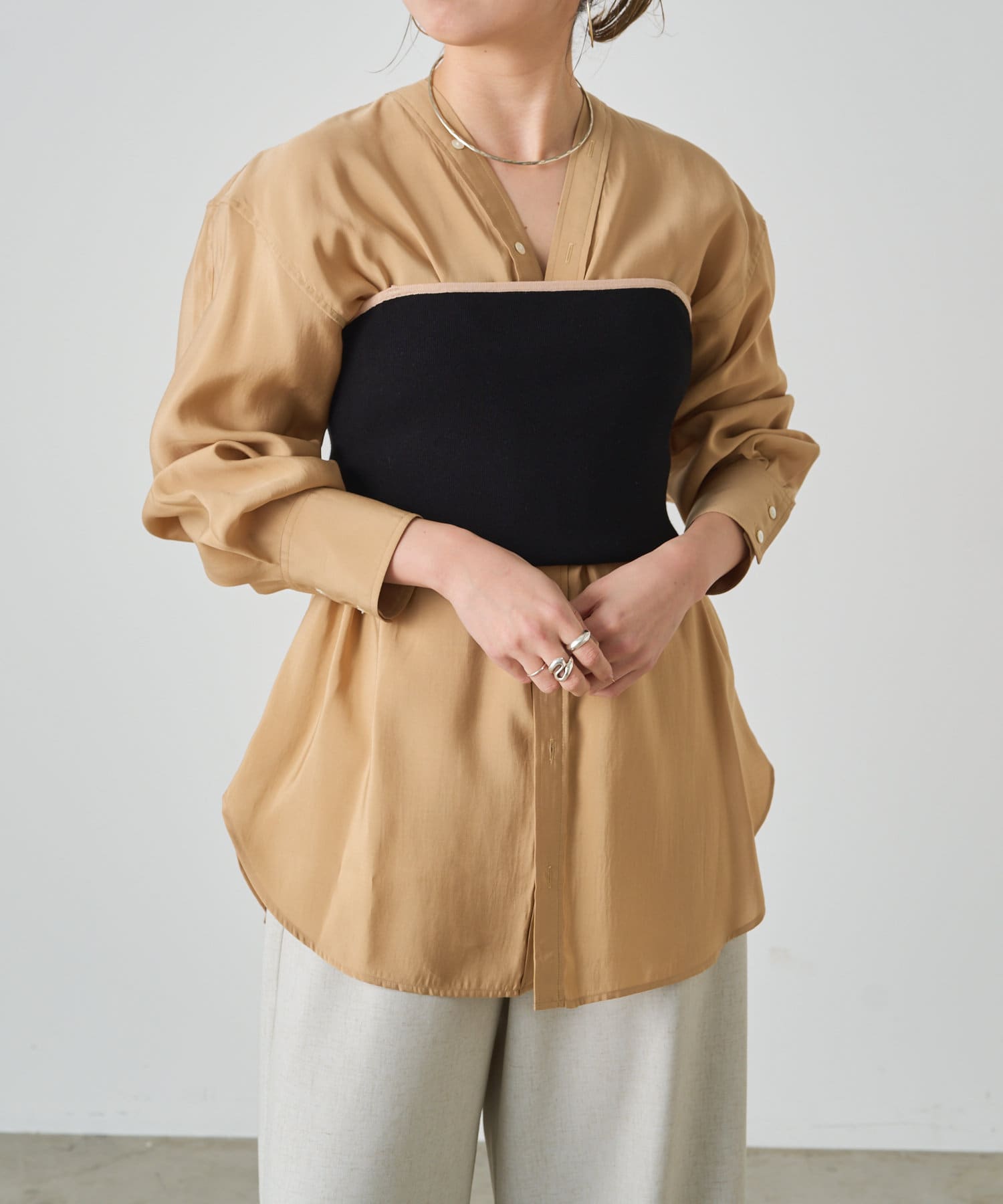 人気商品 omekashi ファービスチェ ベージュ