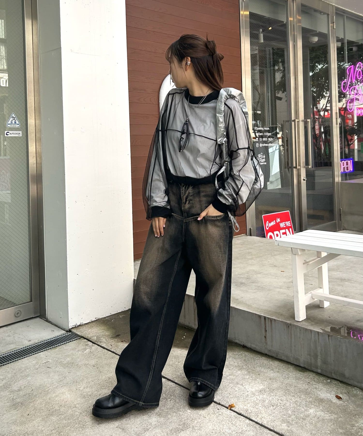 OUTLET(アウトレット) 【WHO'S WHO gallery】メッシュプルオーバー